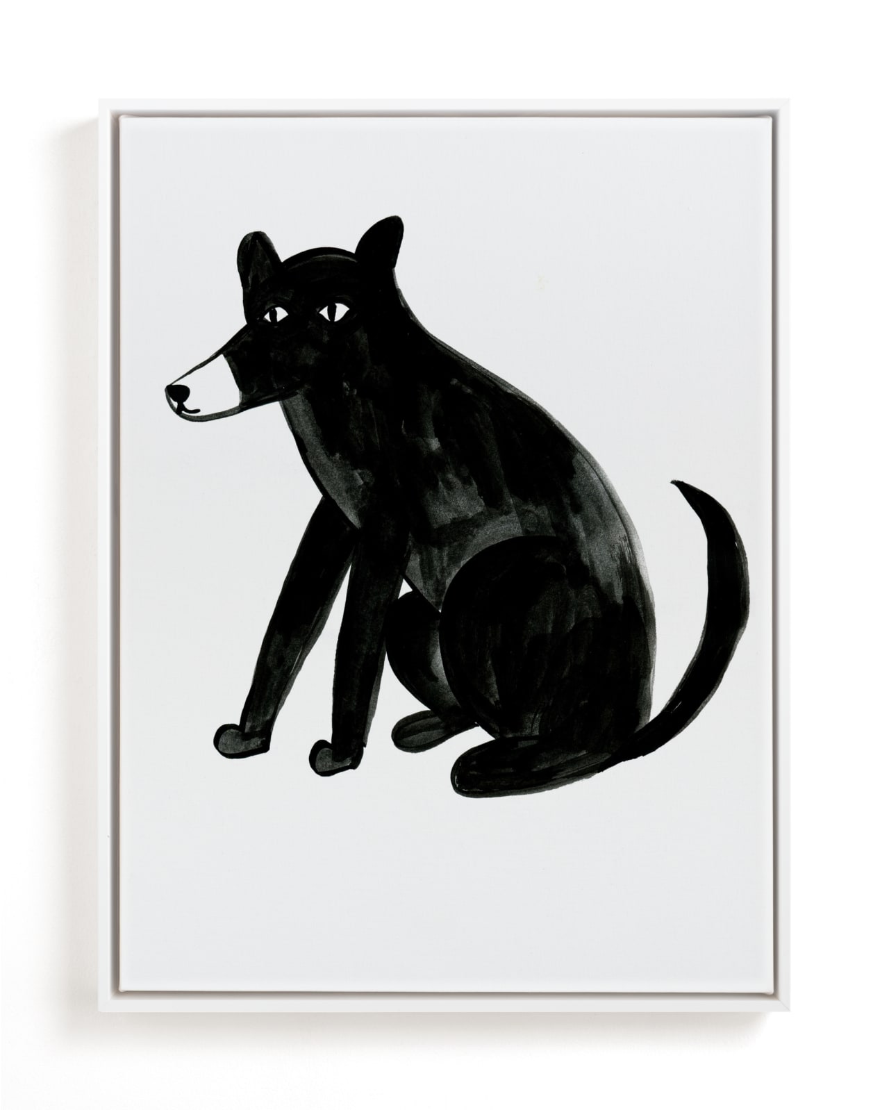"dog" - Limited Edition Art Print by Alexandra Dzh in beautiful frame options and a variety of sizes.