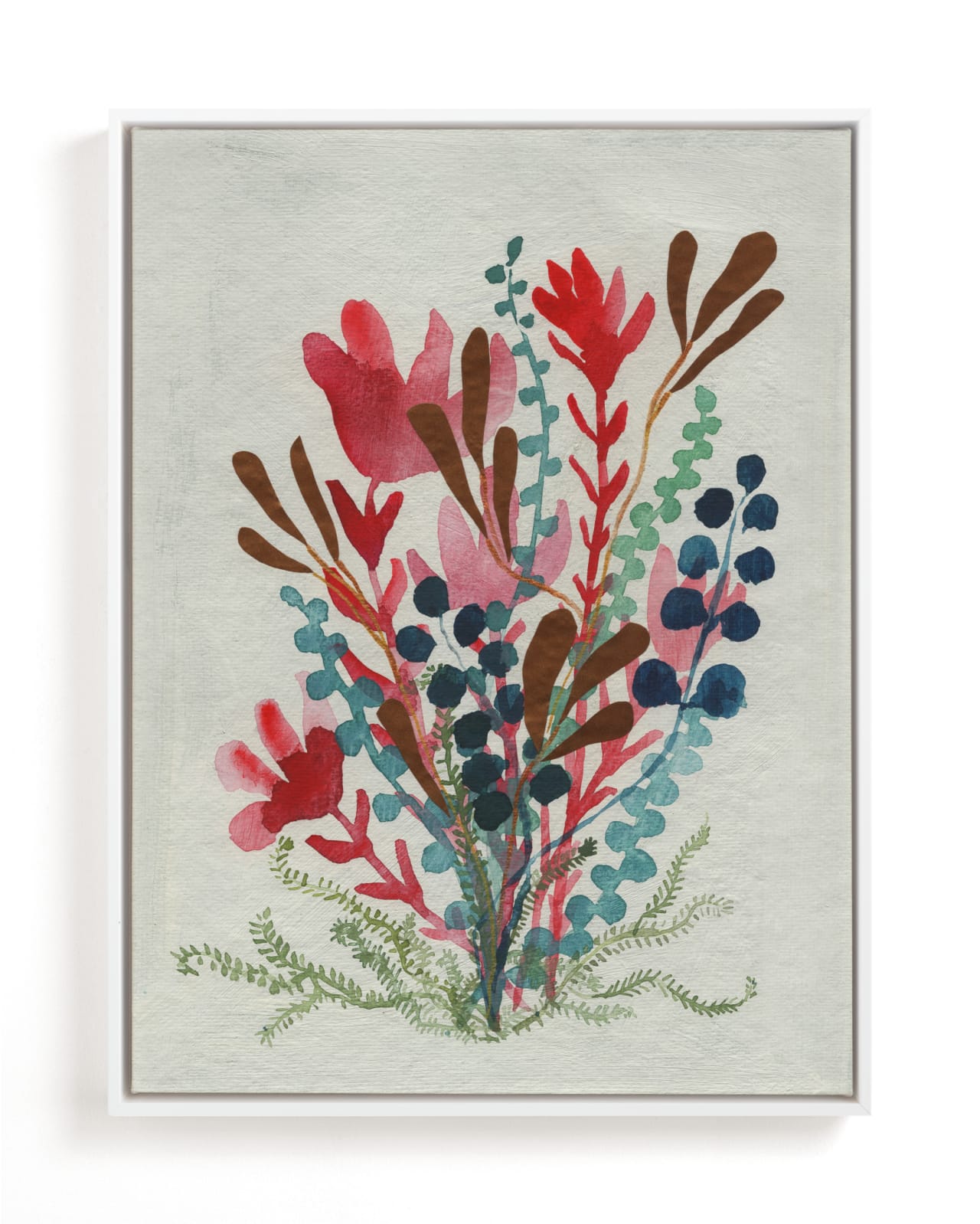 "Floral 2" by Aspa Gika in beautiful frame options and a variety of sizes.