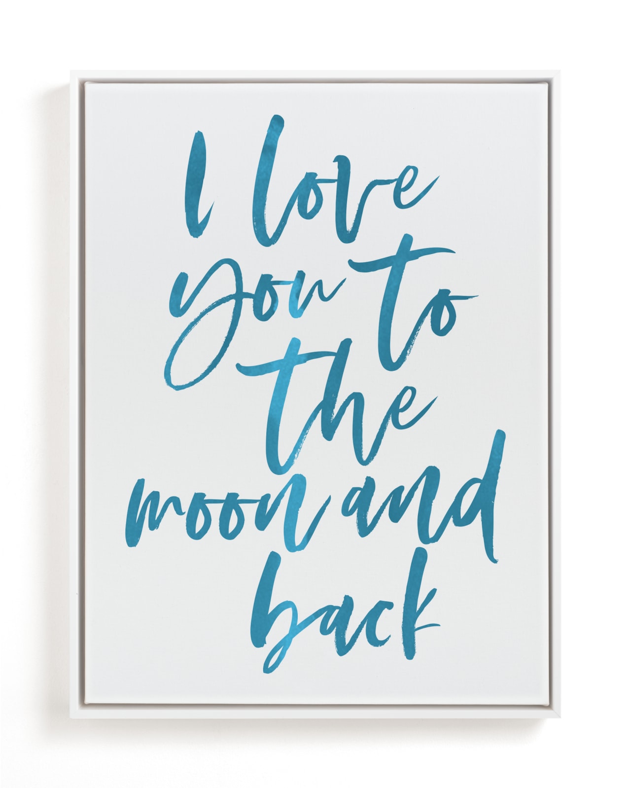 "I love you to the moon and back" - Limited Edition Art Print by Caitlin Considine in beautiful frame options and a variety of sizes.