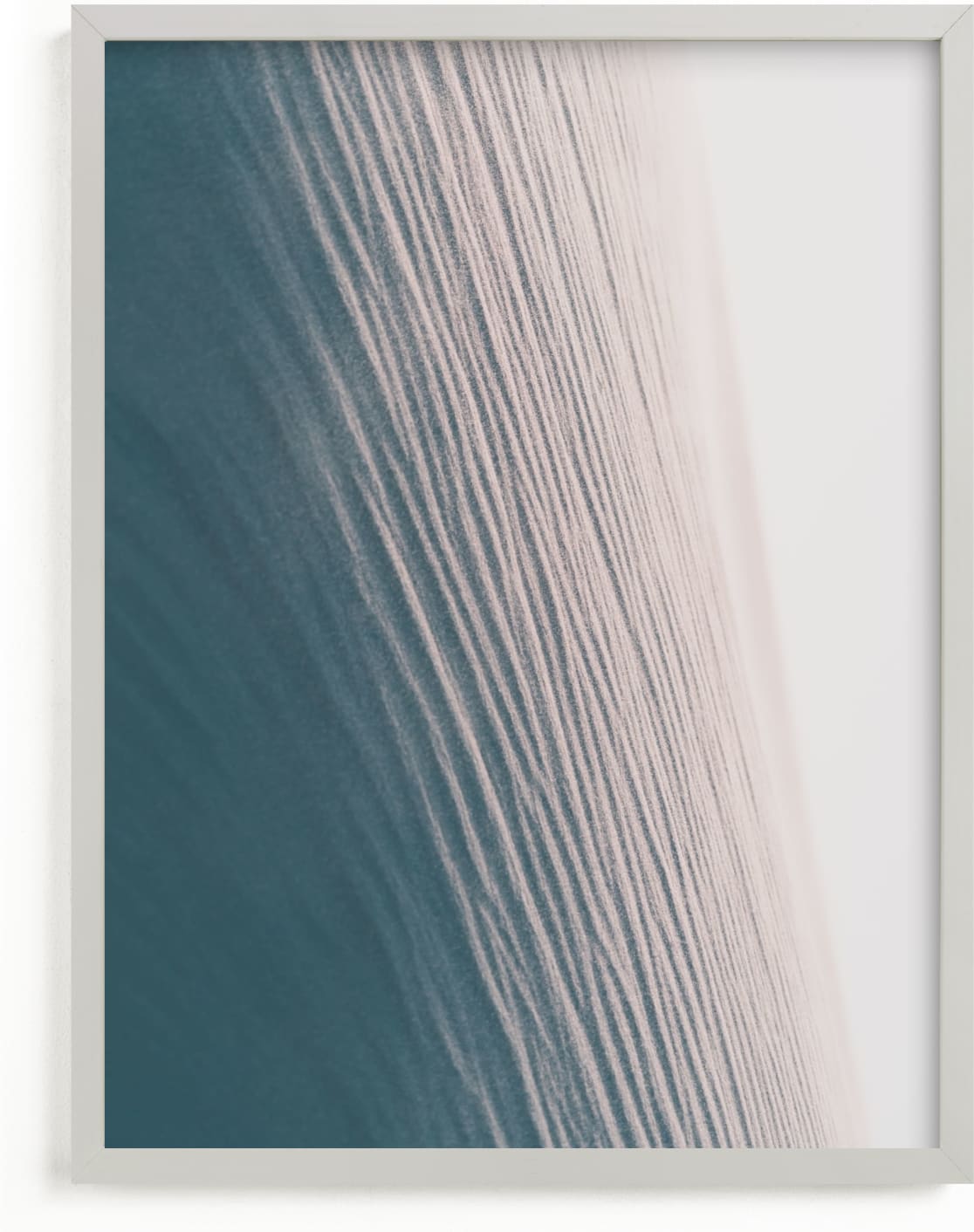 This is a grey art by Courtney Crane called Striations.