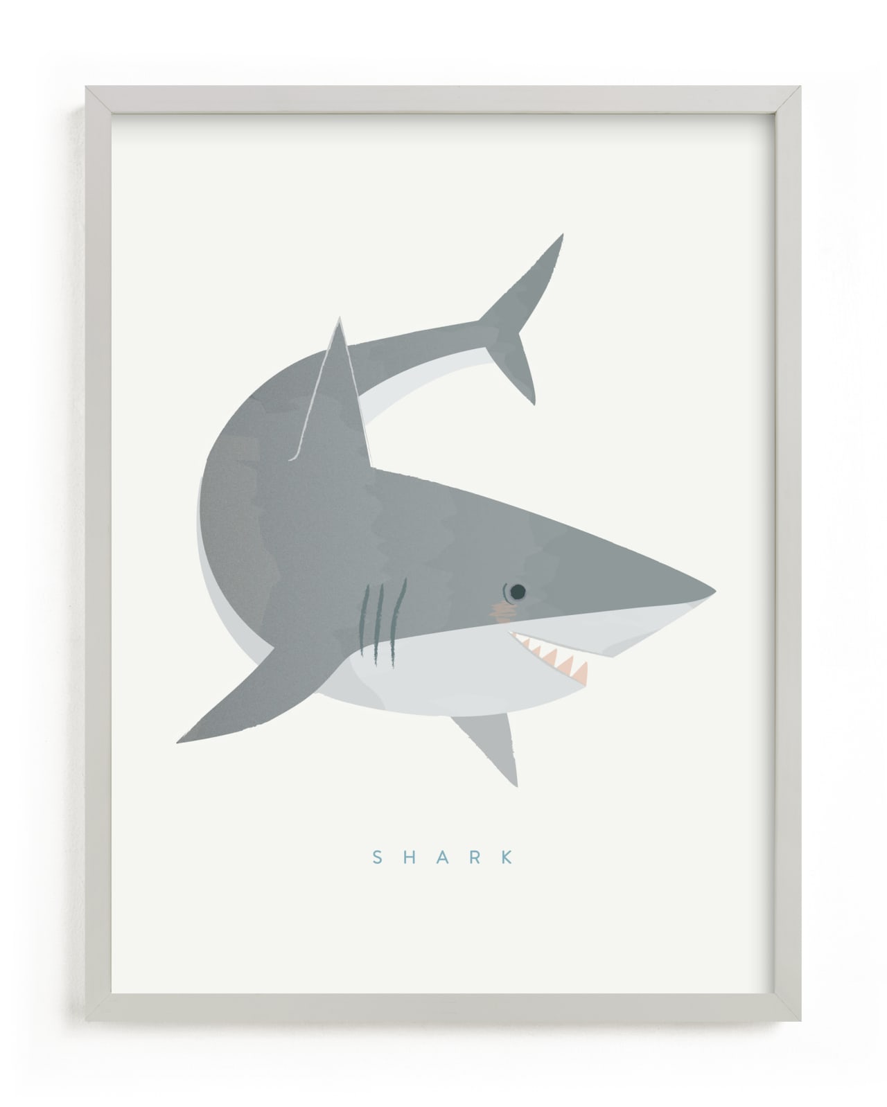 "Shark Fin" - Limited Edition Art Print by Karidy Walker in beautiful frame options and a variety of sizes.