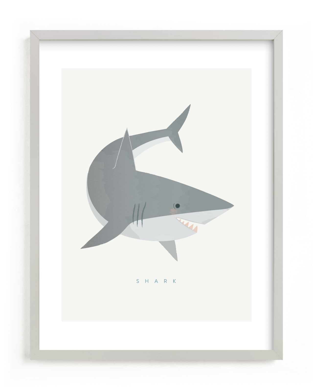 "Shark Fin" - Limited Edition Art Print by Karidy Walker in beautiful frame options and a variety of sizes.
