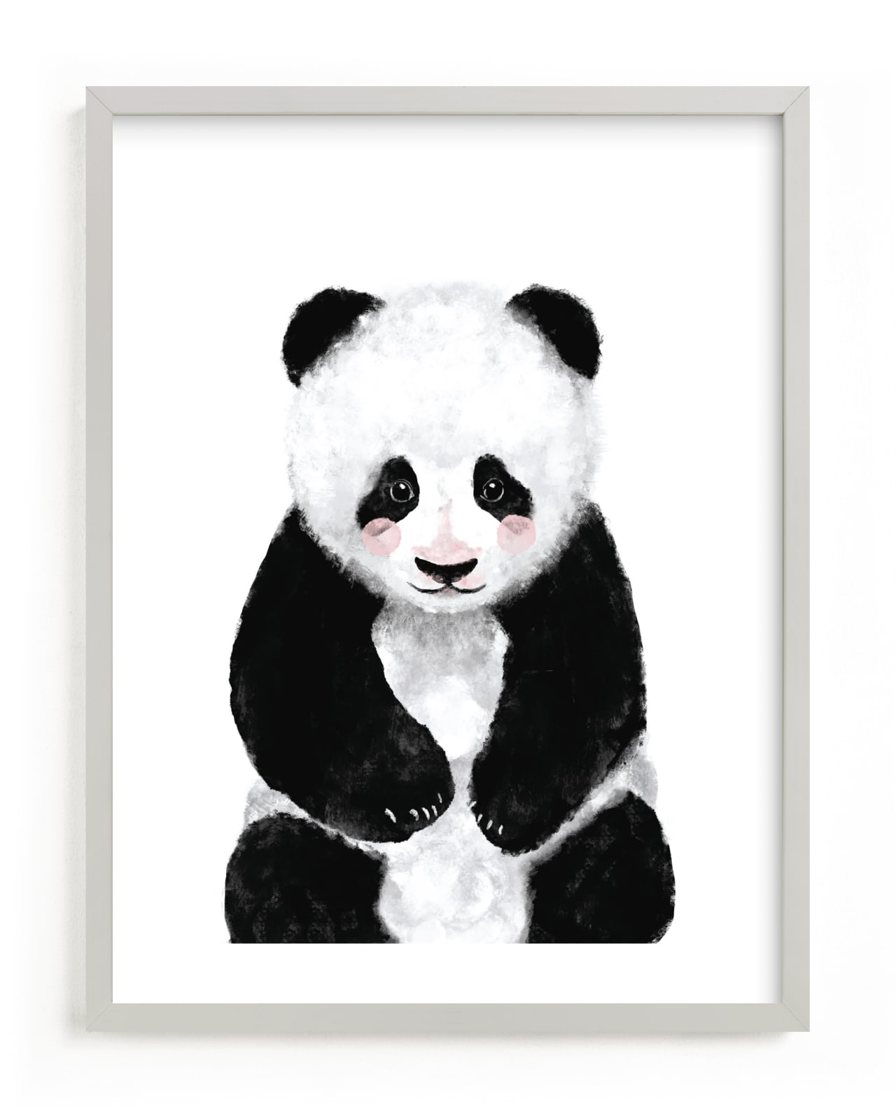 "Baby Panda" by Cass Loh in beautiful frame options and a variety of sizes.