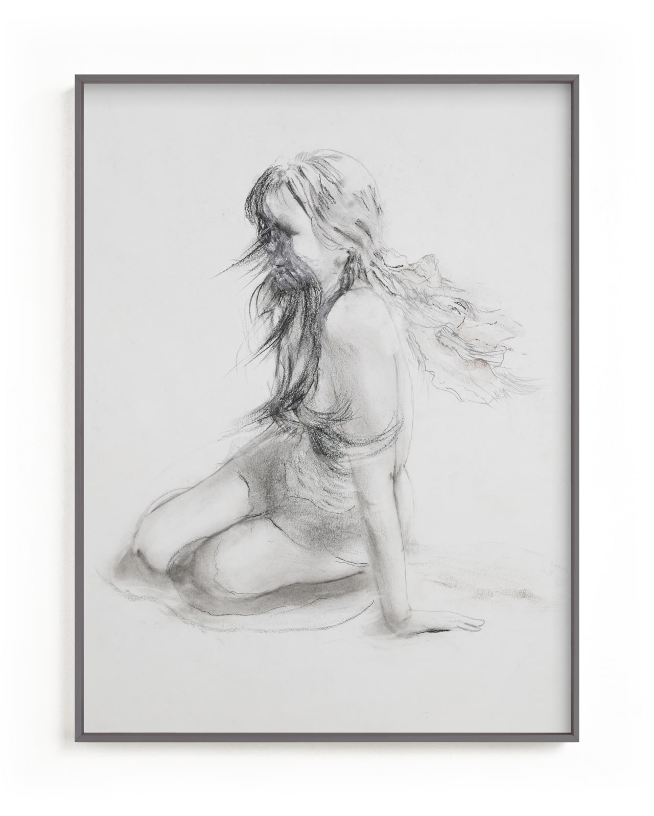 "Greek Goddess" - Limited Edition Art Print by Ramnik Velji in beautiful frame options and a variety of sizes.