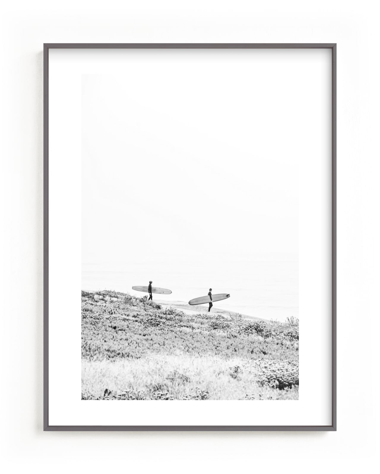 "Little Surfers" by LindseyErin in beautiful frame options and a variety of sizes.