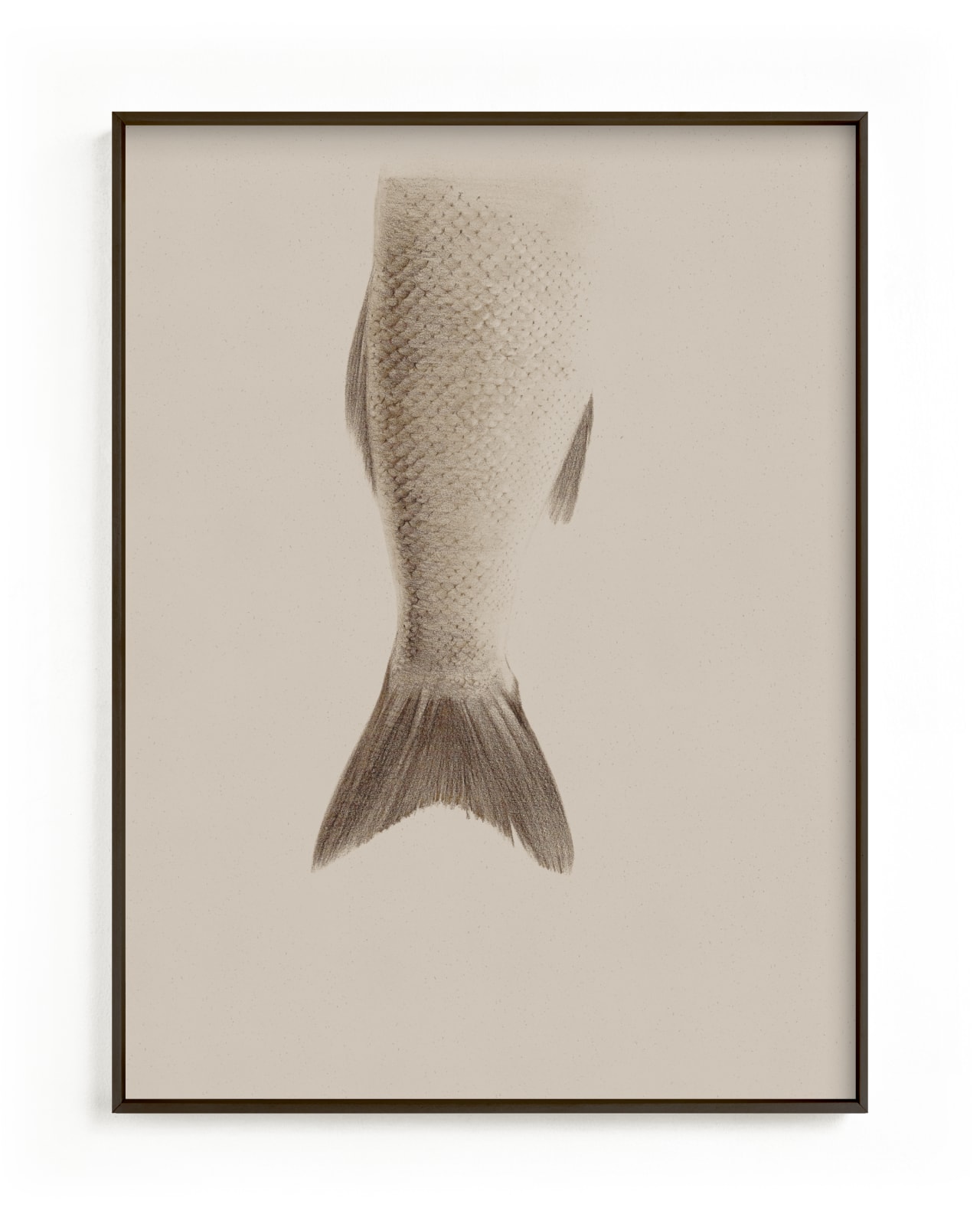 "Fin" - Limited Edition Art Print by jinseikou in beautiful frame options and a variety of sizes.