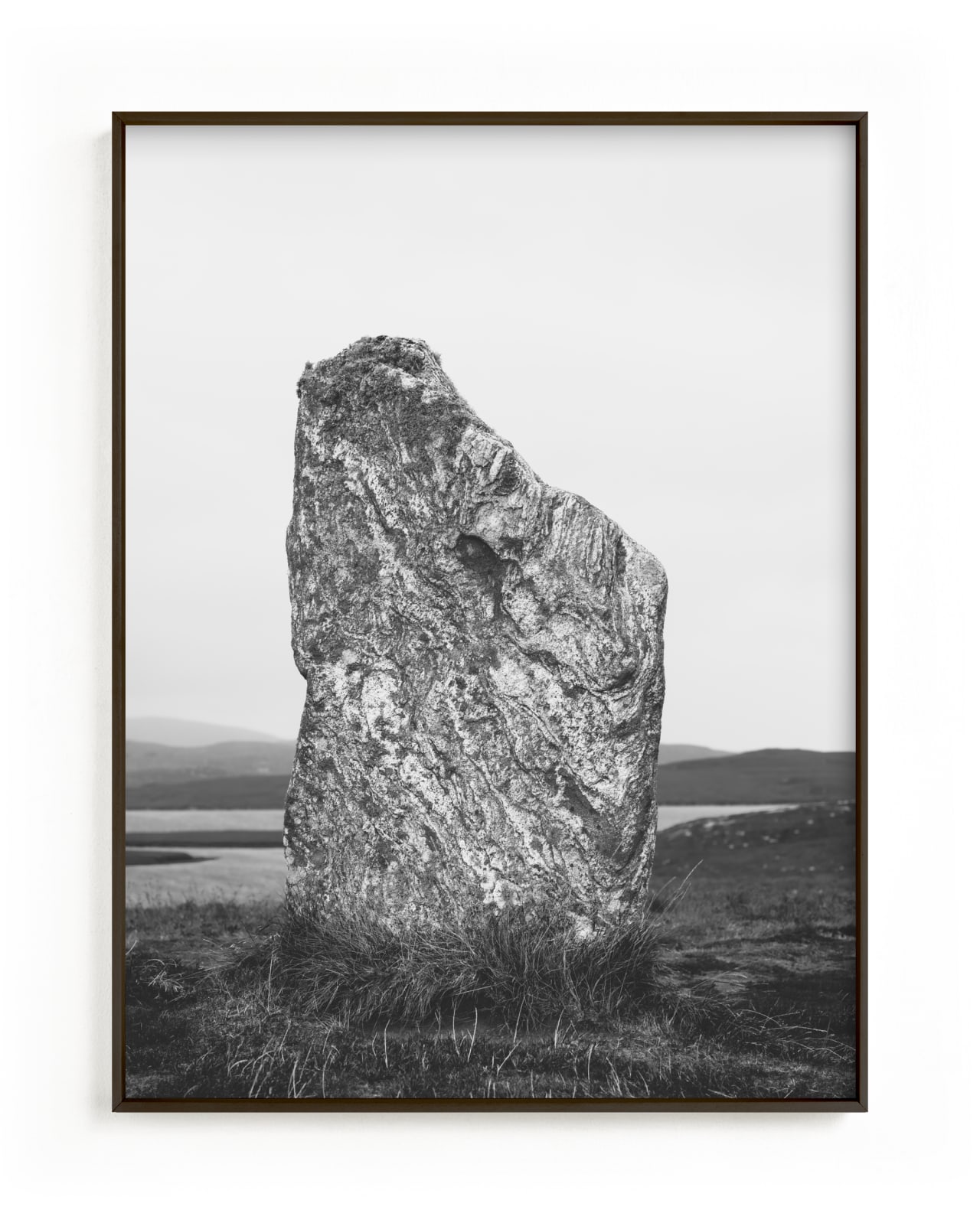 "Standing Stones IV" - Limited Edition Art Print by Kamala Nahas in beautiful frame options and a variety of sizes.