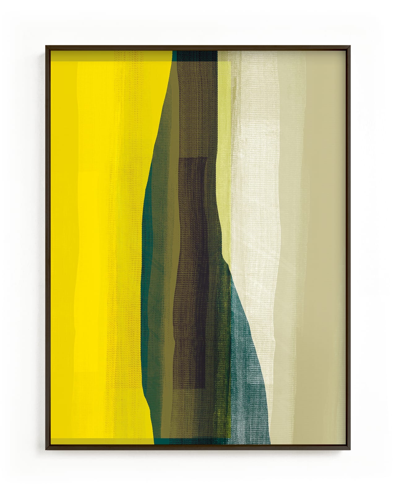 "Green Bottle Abstract" - Limited Edition Art Print by Debra Pruskowski in beautiful frame options and a variety of sizes.