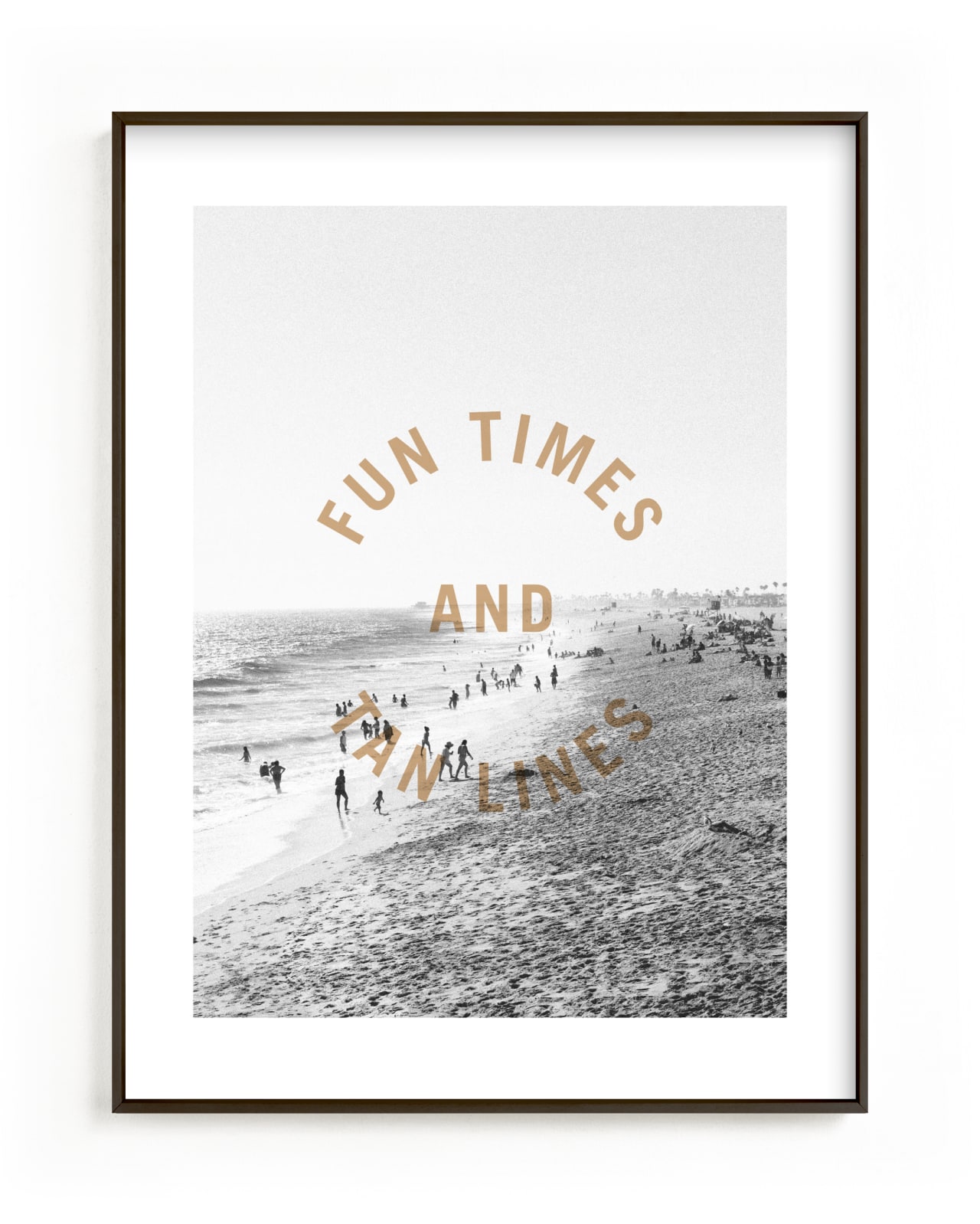 "tan lines" - Limited Edition Art Print by Lindsay Stetson Thompson in beautiful frame options and a variety of sizes.