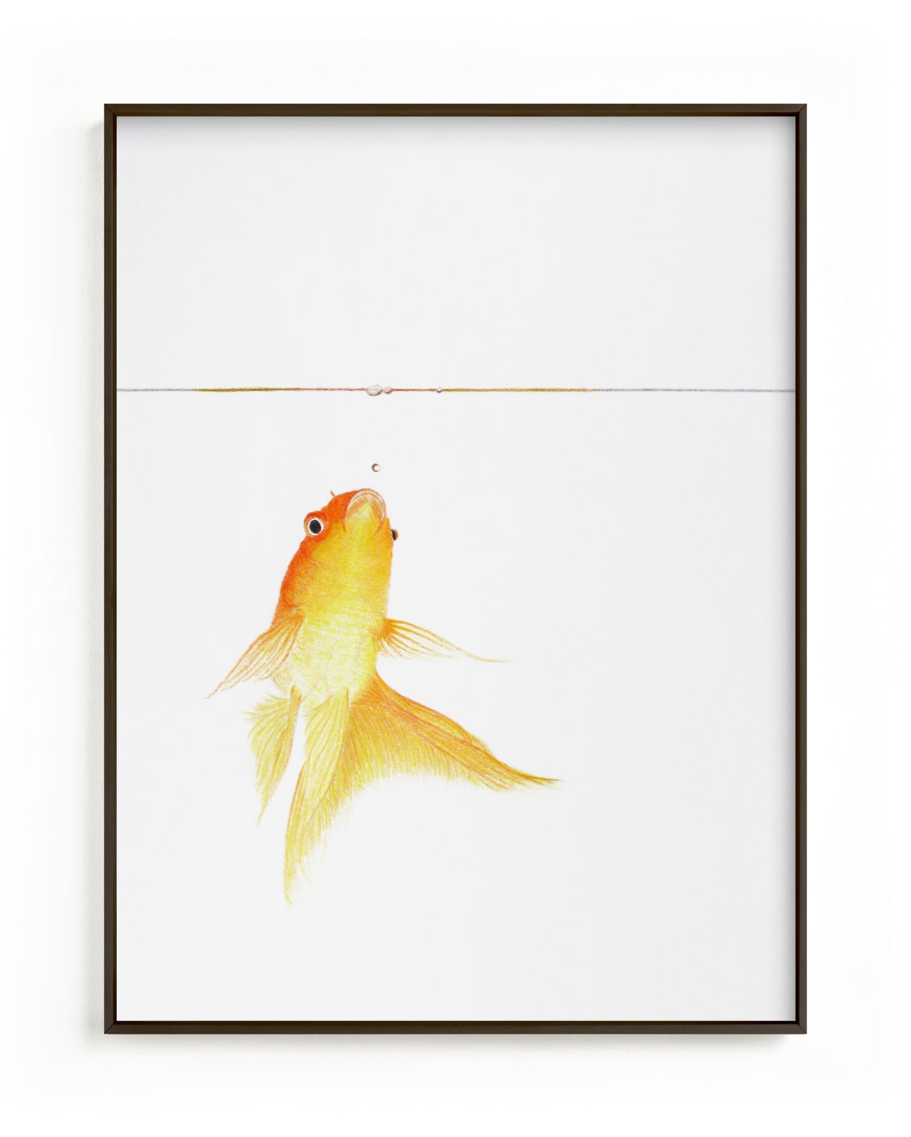 "Aquatic High Jump 1 of 3" - Limited Edition Art Print by Deborah Chou in beautiful frame options and a variety of sizes.
