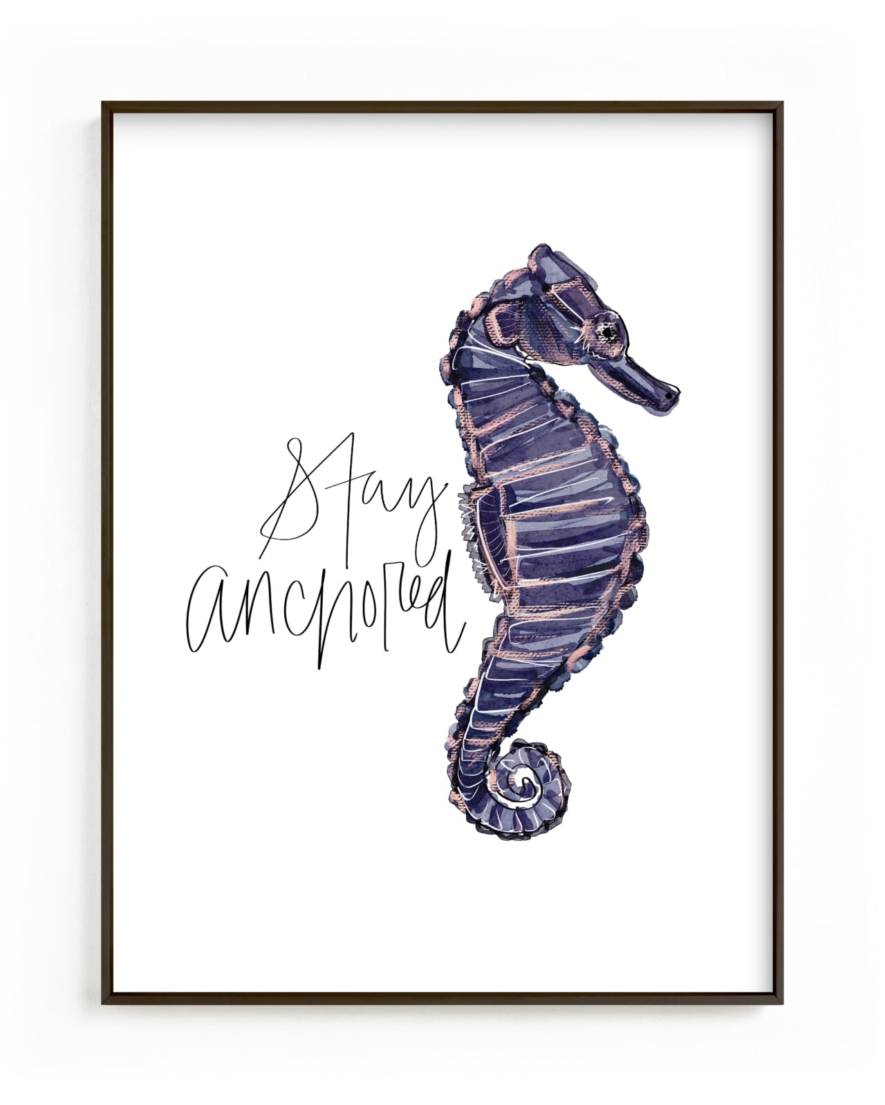 "Stay Anchored" by Britt Mills in beautiful frame options and a variety of sizes.