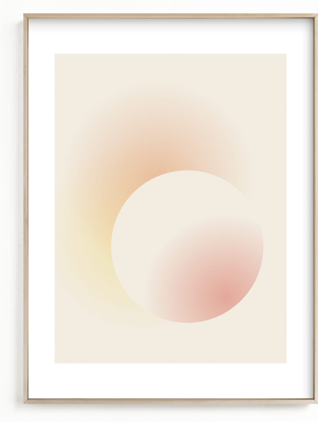 This is a yellow kids wall art by Sarah Lund called Light of the Sun.