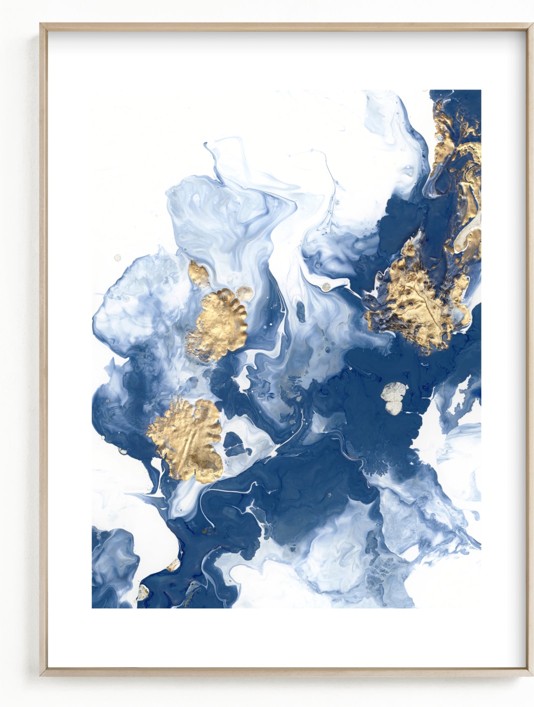 This is a blue kids wall art by Julia Contacessi called Delight in the Storm I.