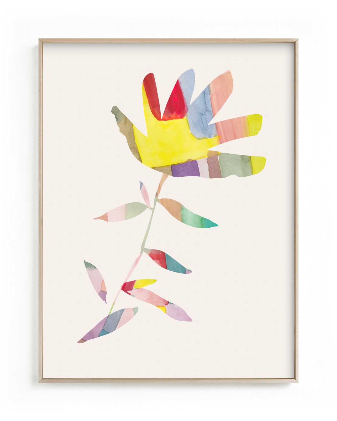 "Botanical Burst II" - Limited Edition Art Print by Creo Study in beautiful frame options and a variety of sizes.