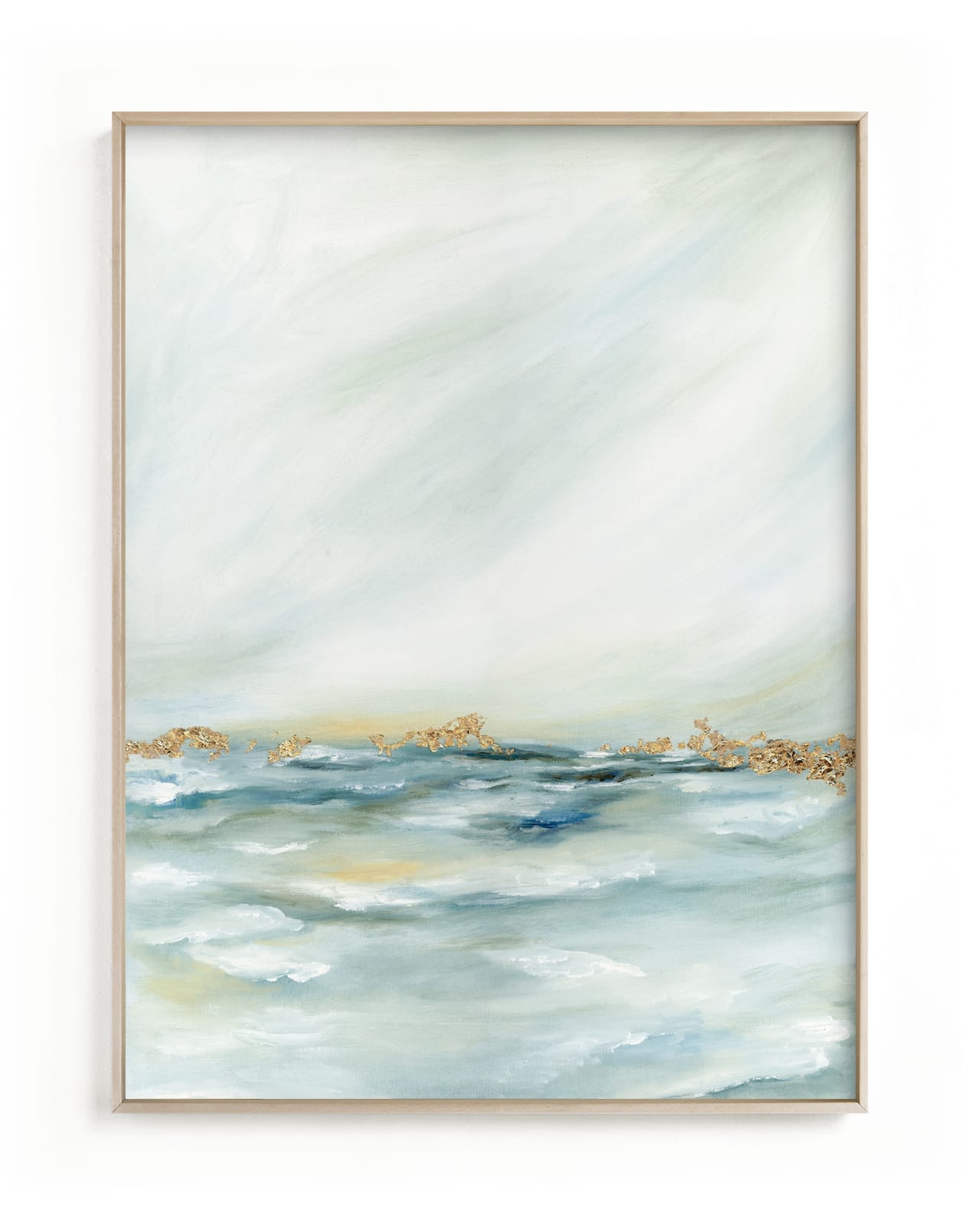 "Shimmering Coast II" - Limited Edition Art Print by Nicoletta Savod in beautiful frame options and a variety of sizes.