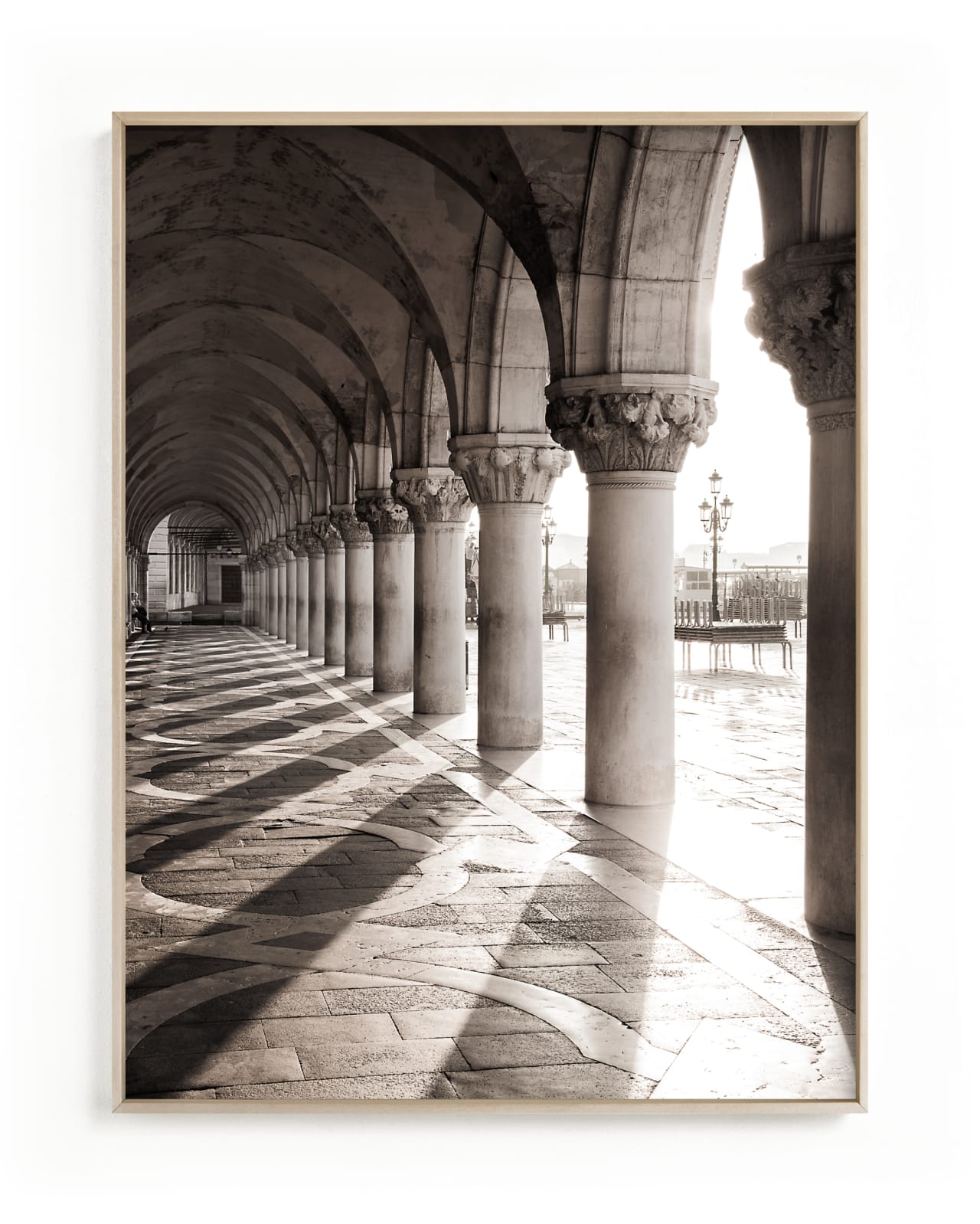 "The Arcade" - Limited Edition Art Print by MengI Shen in beautiful frame options and a variety of sizes.