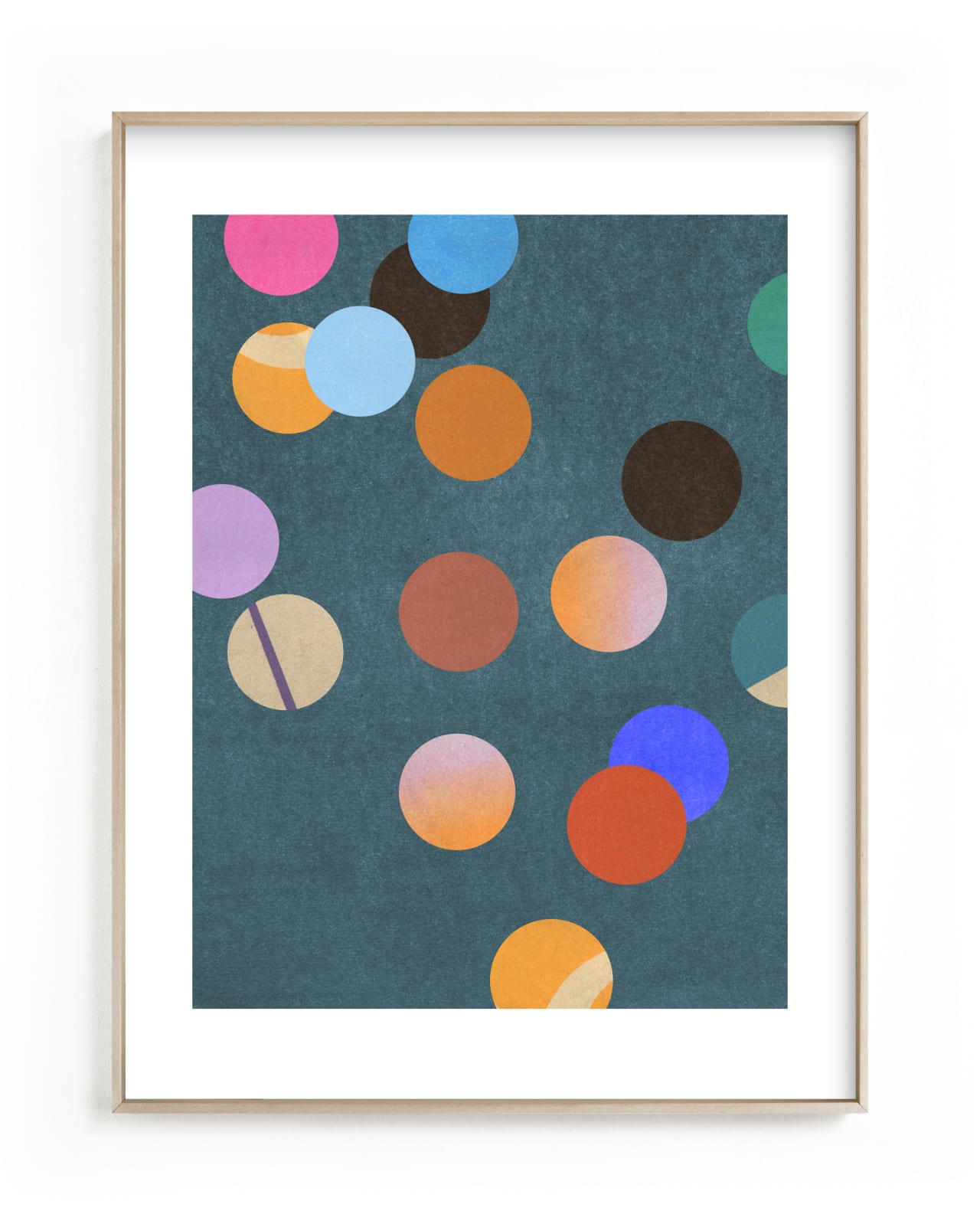 "playful circles II" - Limited Edition Art Print by Sumak Studio in beautiful frame options and a variety of sizes.