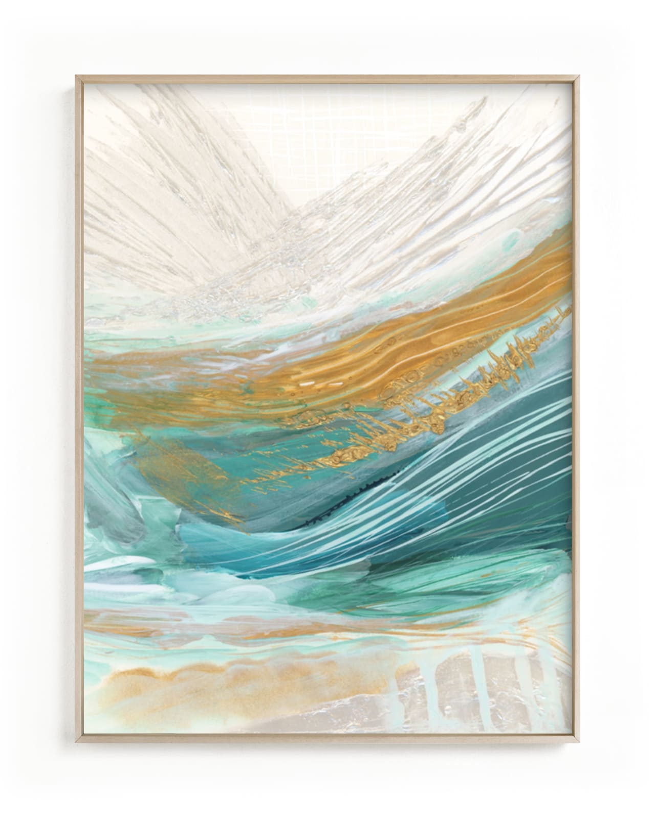 "Surfacing" - Art Print by Hettie Roberts in beautiful frame options and a variety of sizes.