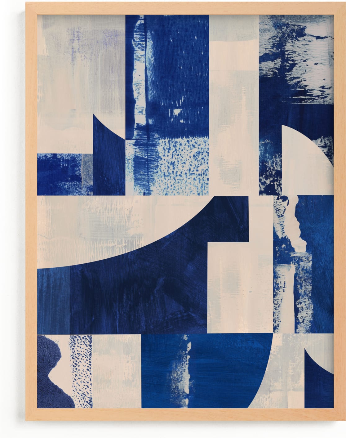 This is a blue art by Lena Erysheva called Shades of Indigo.