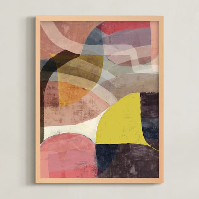 "Composition On Color and Texture 2" - Limited Edition Art Print by Bethania Lima in beautiful frame options and a variety of sizes.