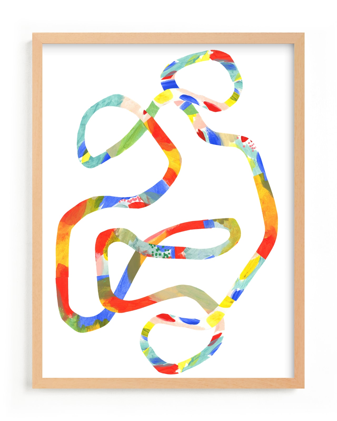 "Tangle" - Limited Edition Art Print by Nadia Hassan in beautiful frame options and a variety of sizes.
