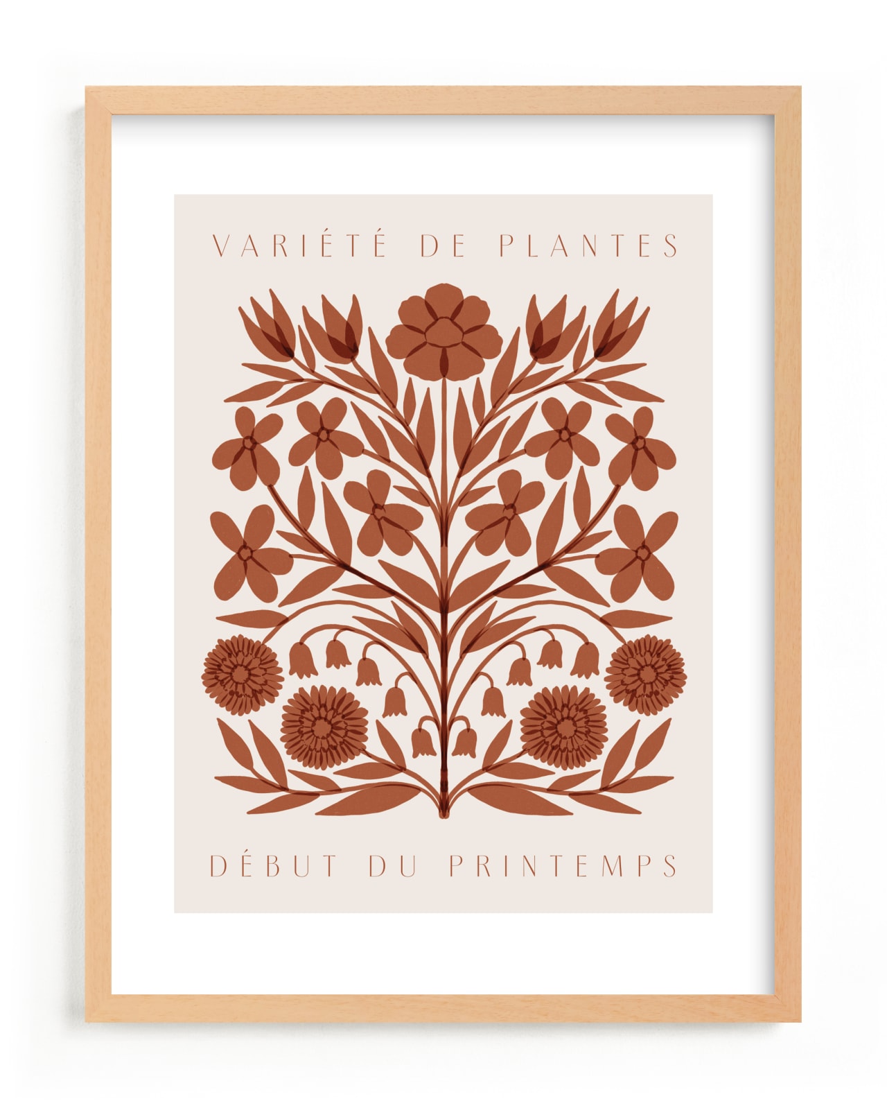 "Les Plantes I" - Grownup Open Edition Non-custom Art Print by Katharine Watson in beautiful frame options and a variety of sizes.