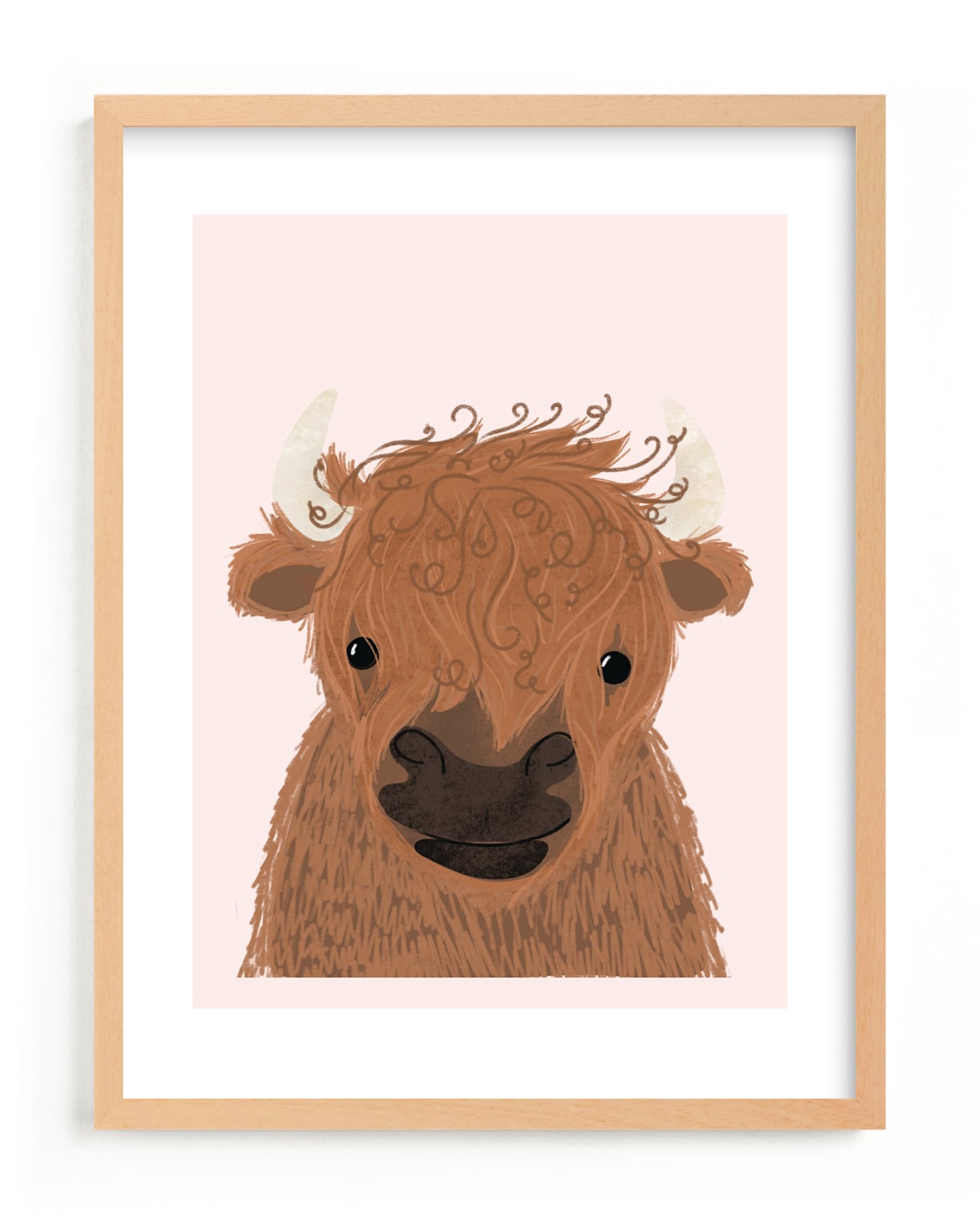 "le Yak" - Limited Edition Art Print by Itsy Belle Studio in beautiful frame options and a variety of sizes.