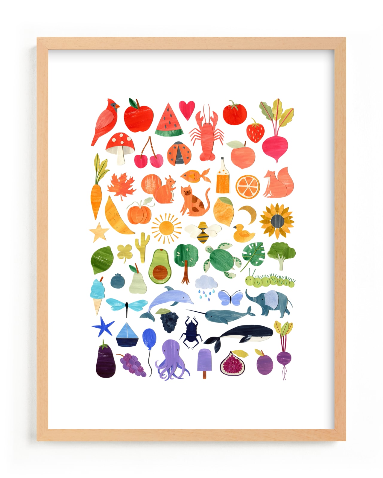 "paper rainbow" - Limited Edition Art Print by Sarah Knight in beautiful frame options and a variety of sizes.