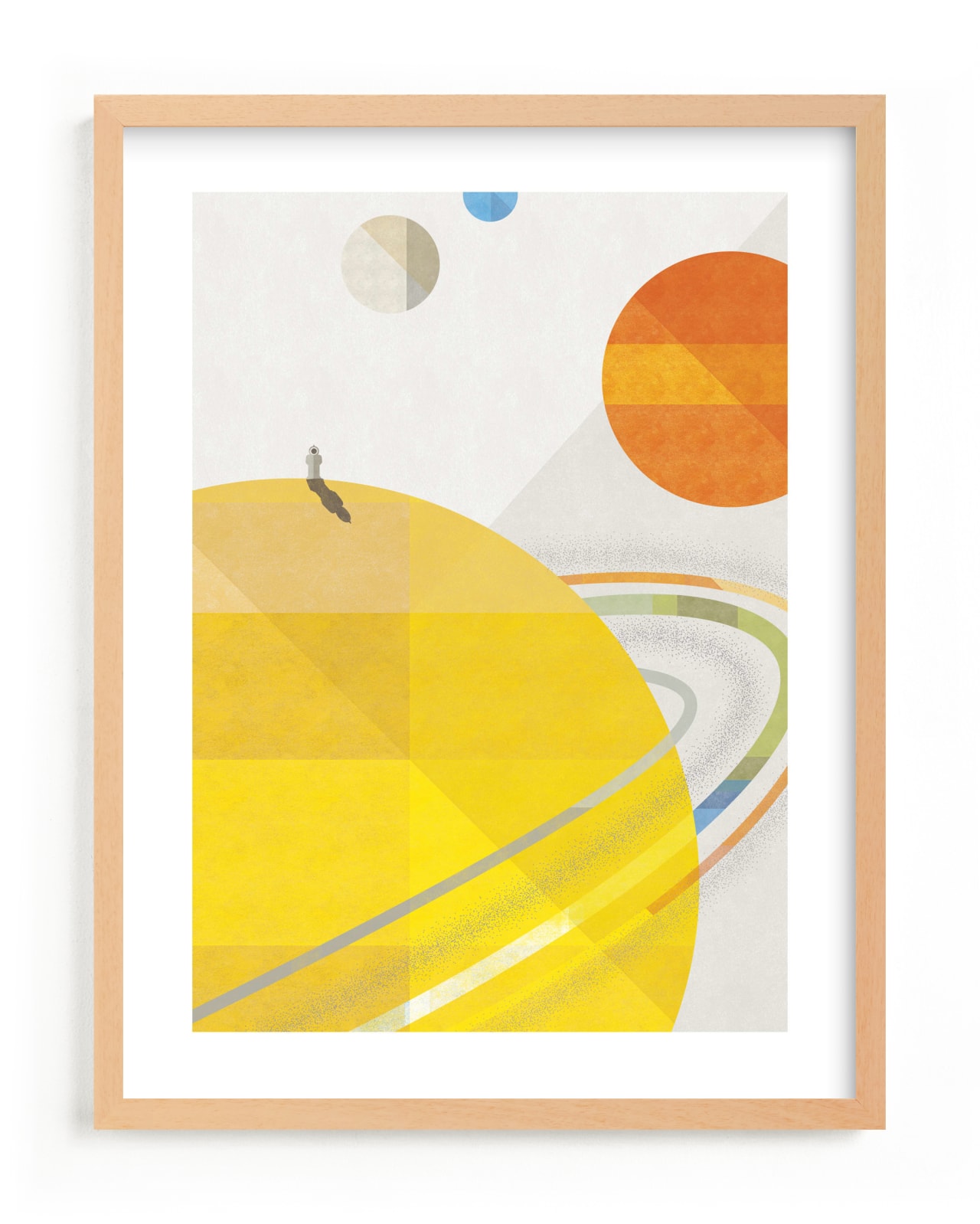"Space Voyage" - Limited Edition Art Print by Robert and Stella in beautiful frame options and a variety of sizes.