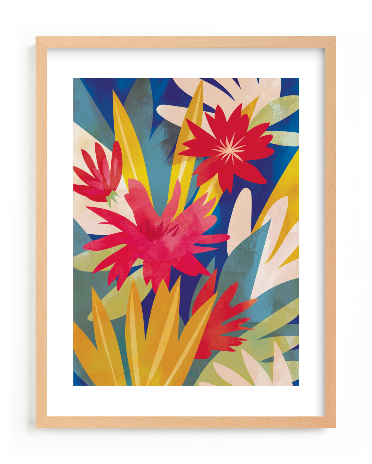 "Tropical Bliss" - Limited Edition Art Print by Jen Florentine in beautiful frame options and a variety of sizes.