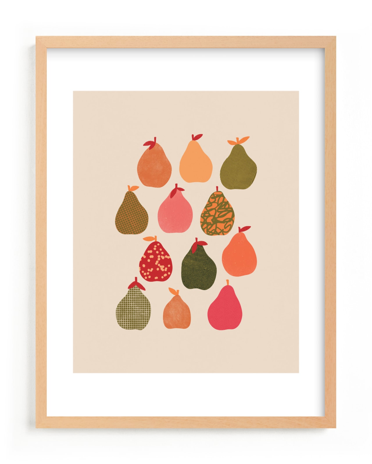 "Pears" - Limited Edition Art Print by Alisa Galitsyna in beautiful frame options and a variety of sizes.