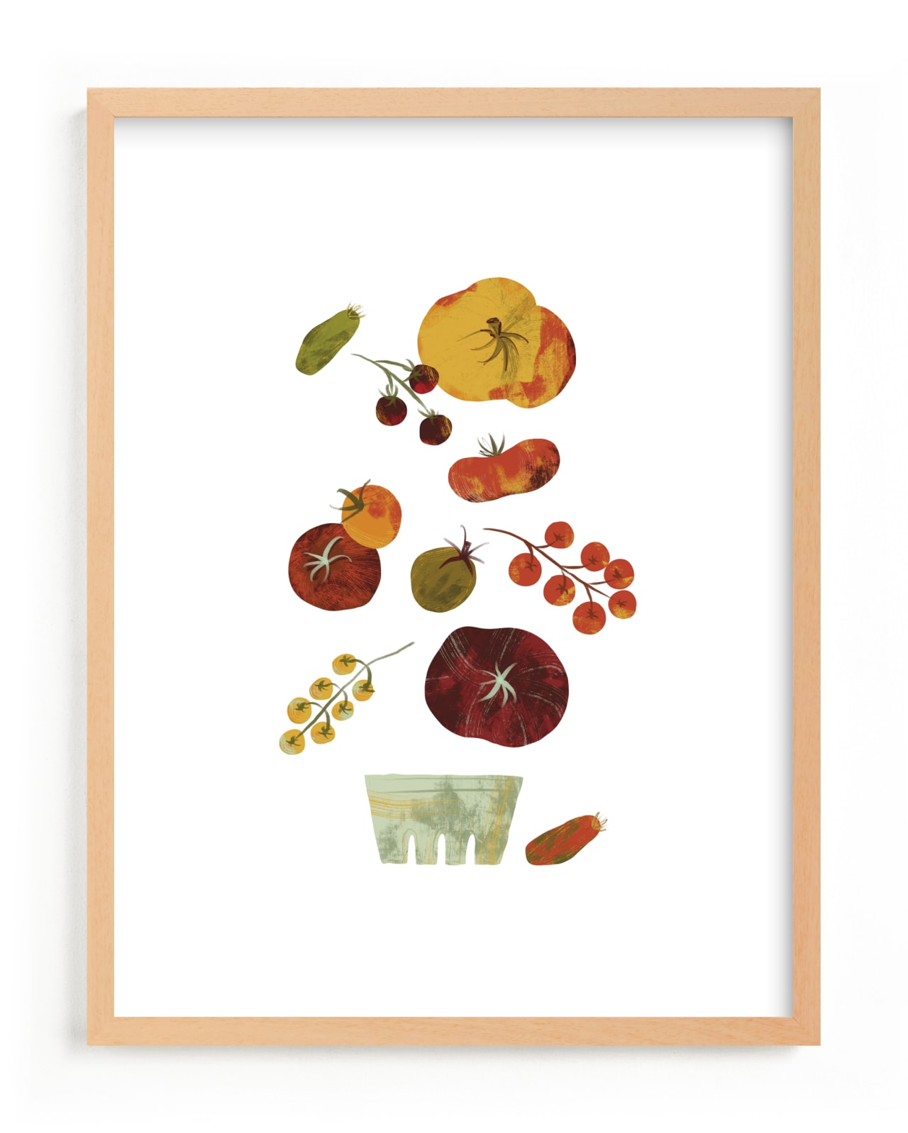 "Tomato Season" - Limited Edition Art Print by Kayla King in beautiful frame options and a variety of sizes.