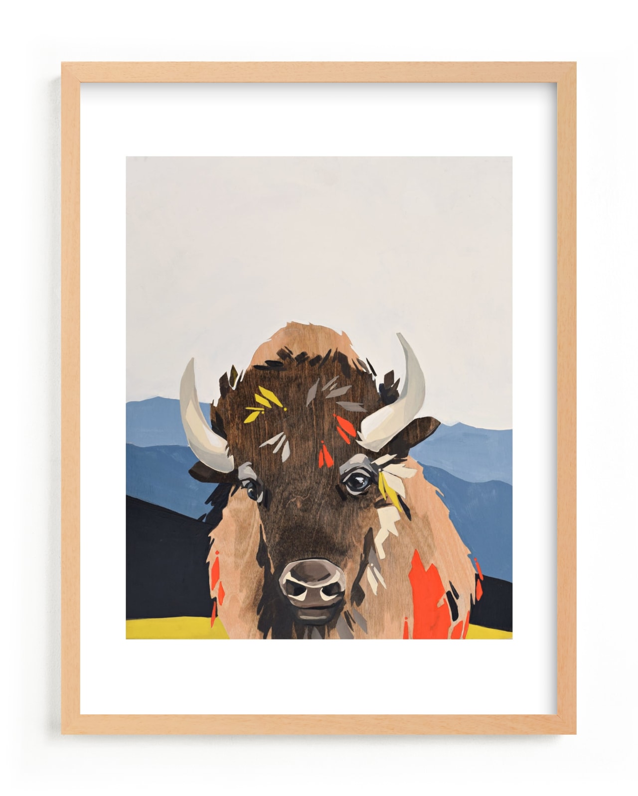 "Konza" - Limited Edition Art Print by Marla Beyer in beautiful frame options and a variety of sizes.
