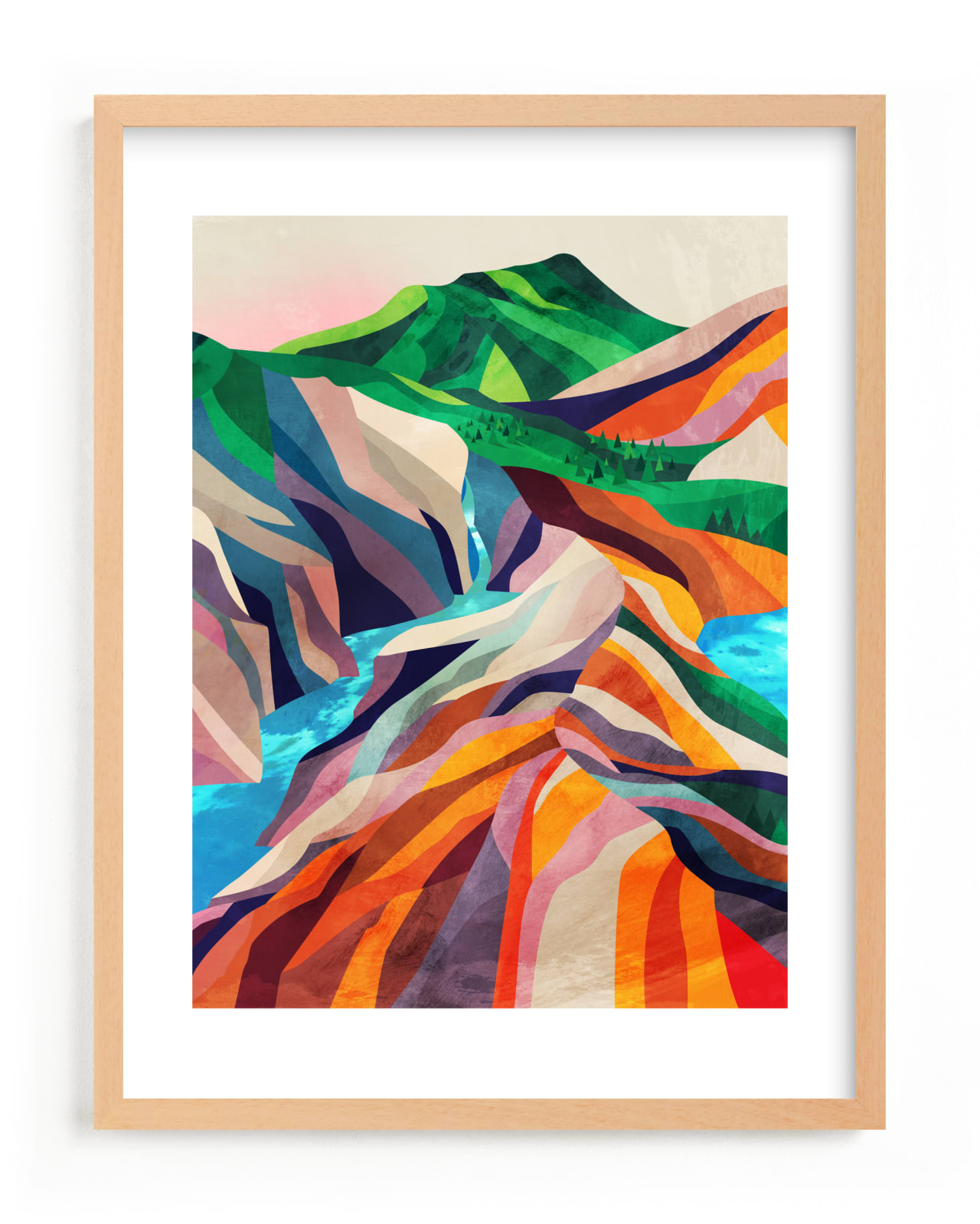 "Two Explorers II" - Limited Edition Art Print by Mojca Dolinar in beautiful frame options and a variety of sizes.