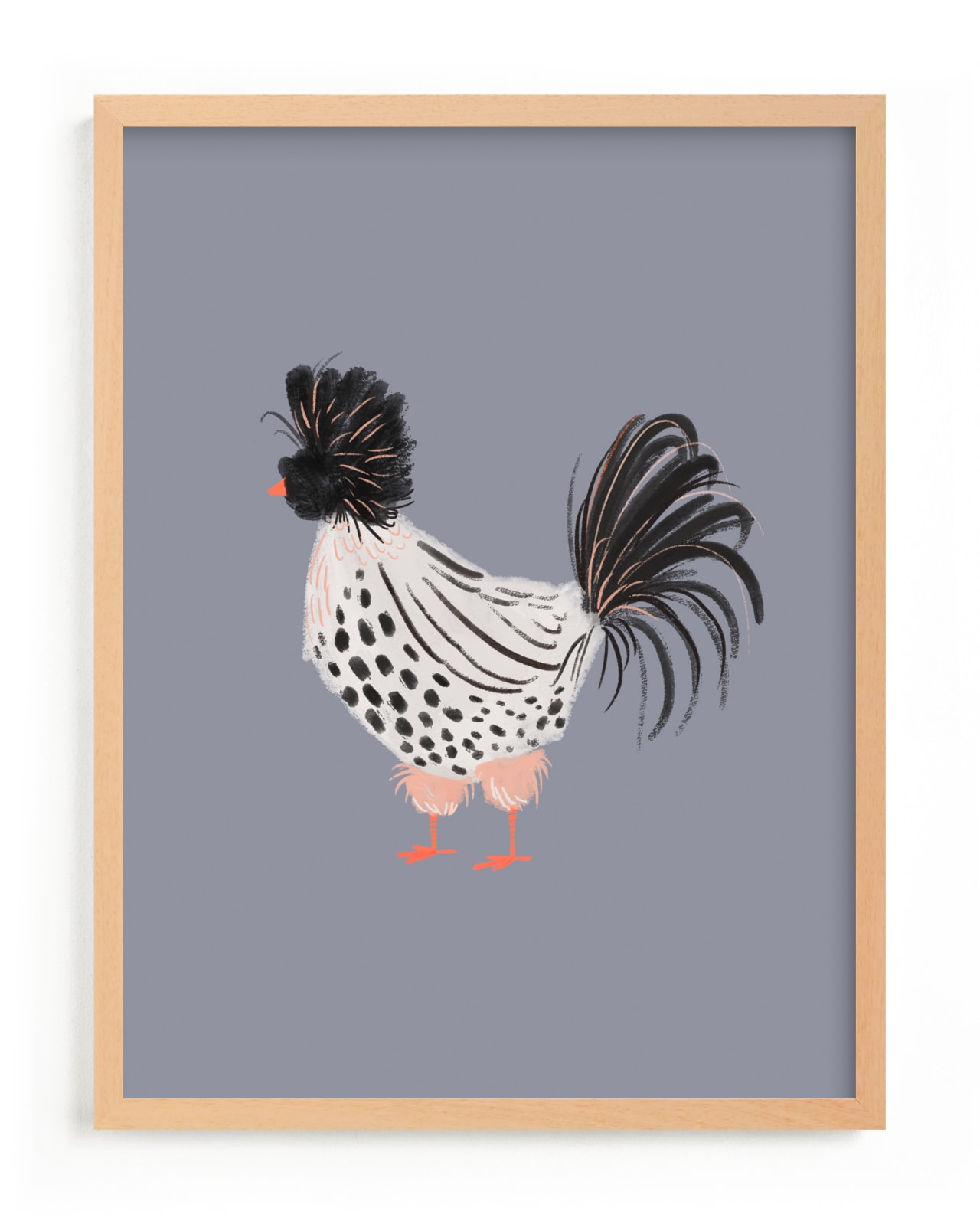 "Spotted Hen" - Limited Edition Art Print by SALLY MURPHY in beautiful frame options and a variety of sizes.