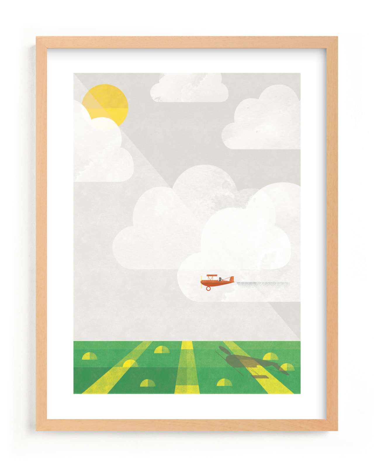 "Sky Adventure" - Limited Edition Art Print by Robert and Stella in beautiful frame options and a variety of sizes.