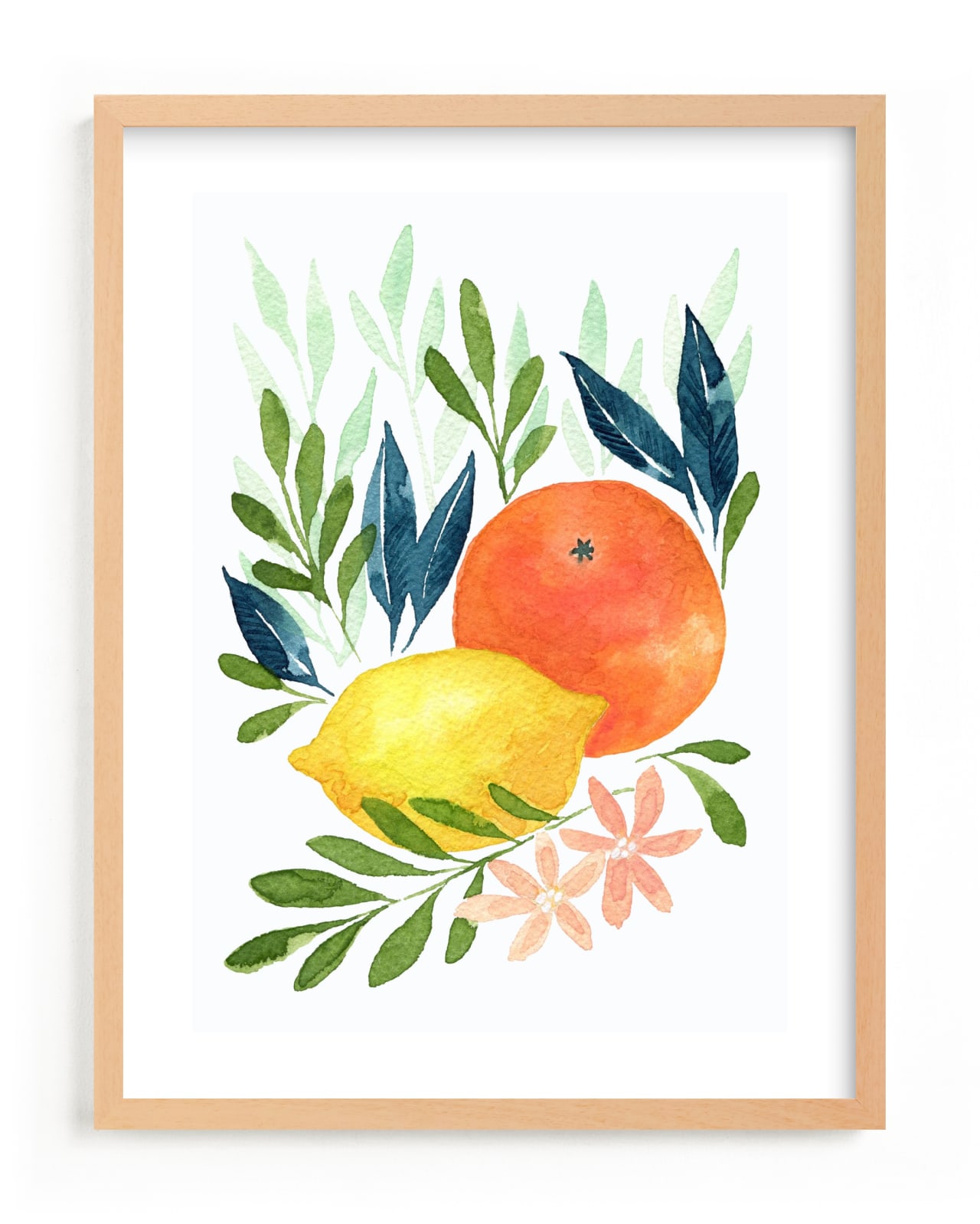 "Citrus Garden" - Limited Edition Art Print by Kara Aina in beautiful frame options and a variety of sizes.