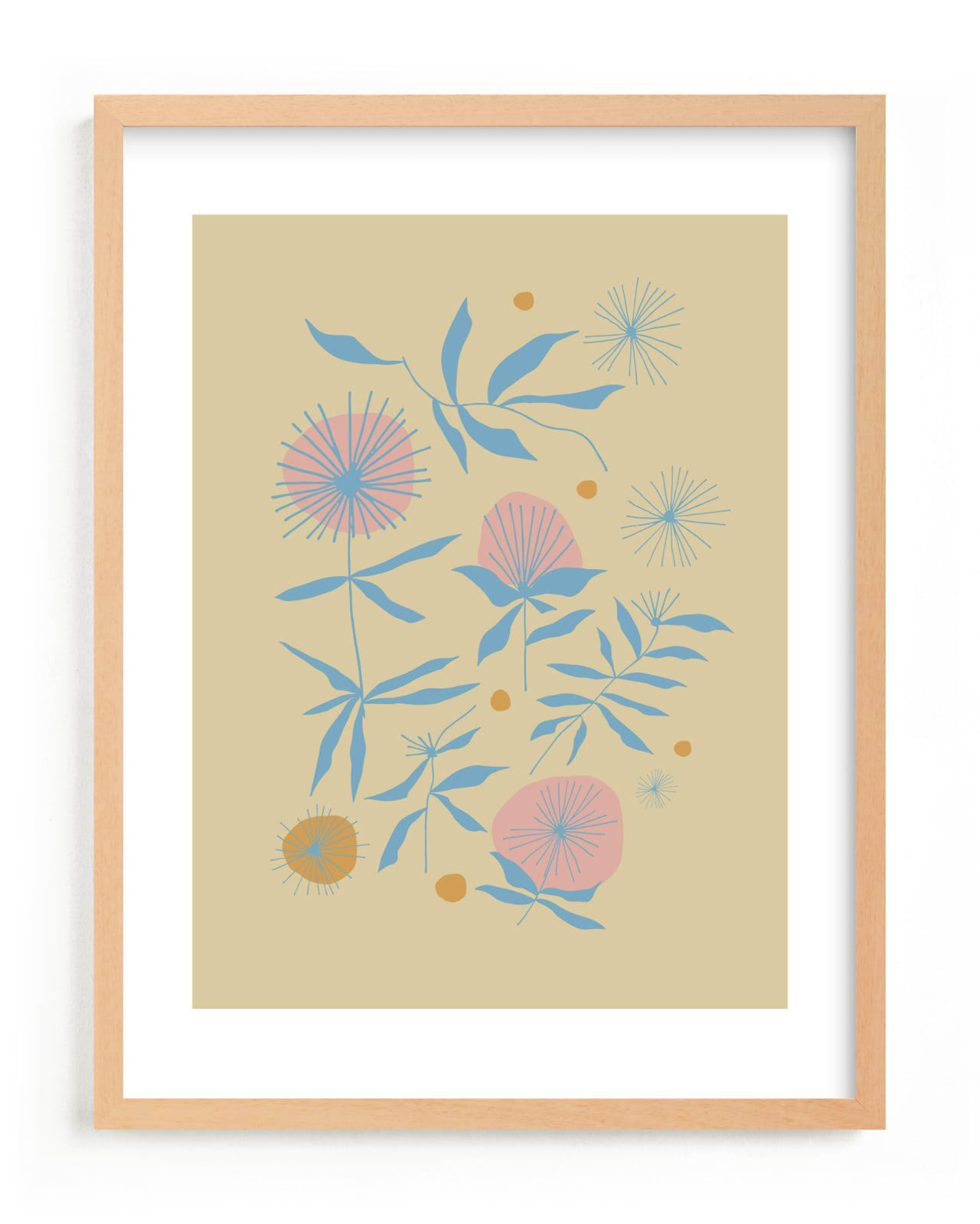 "Vintage Floral Set I" - Limited Edition Art Print by Kate Capone in beautiful frame options and a variety of sizes.