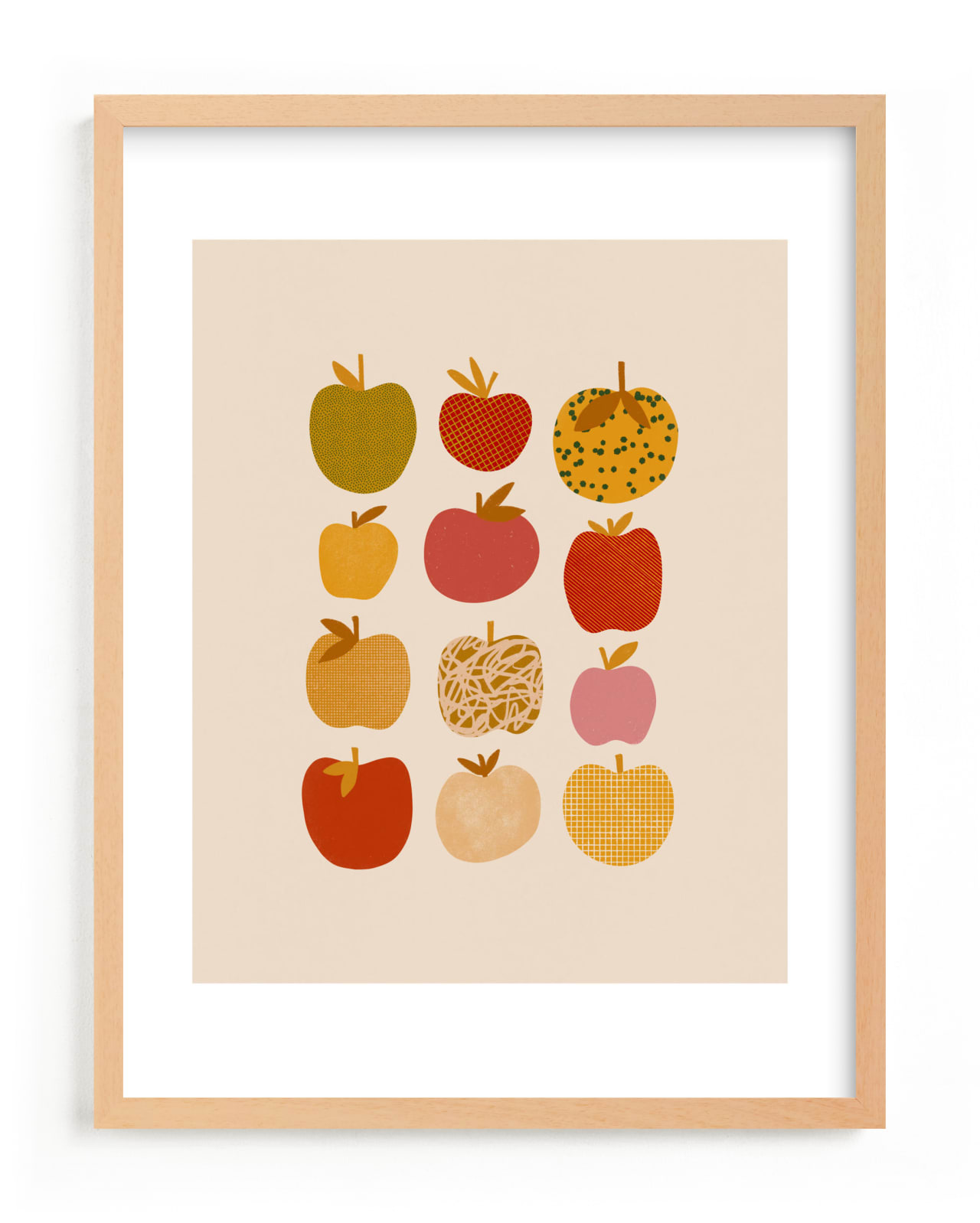 "Apples" - Limited Edition Art Print by Alisa Galitsyna in beautiful frame options and a variety of sizes.