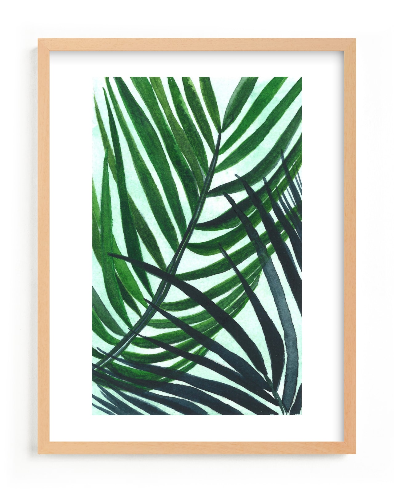 "Crossed Palms" - Limited Edition Art Print by Kara Aina in beautiful frame options and a variety of sizes.
