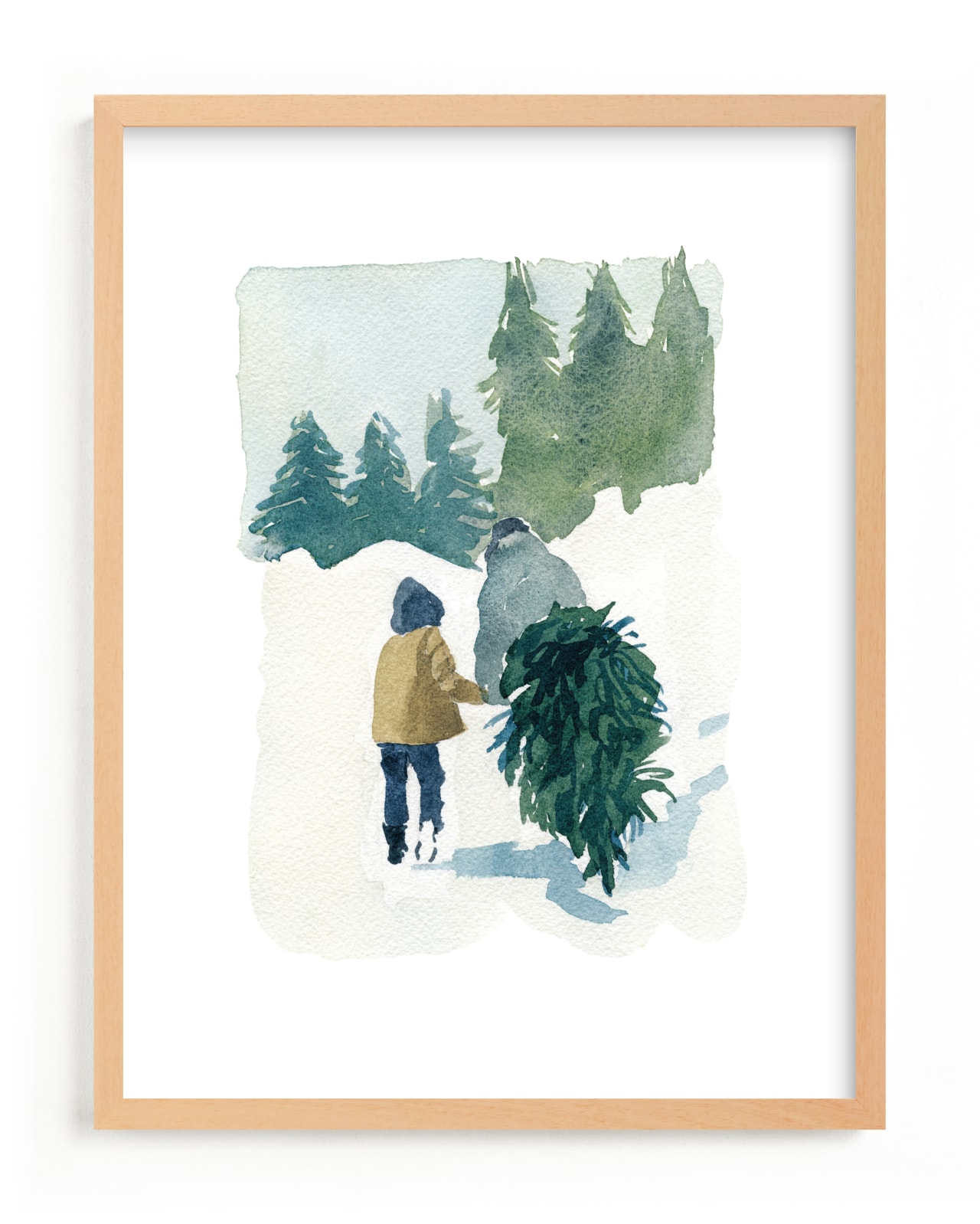 "the perfect tree" - Limited Edition Art Print by Mary Cecelia in beautiful frame options and a variety of sizes.