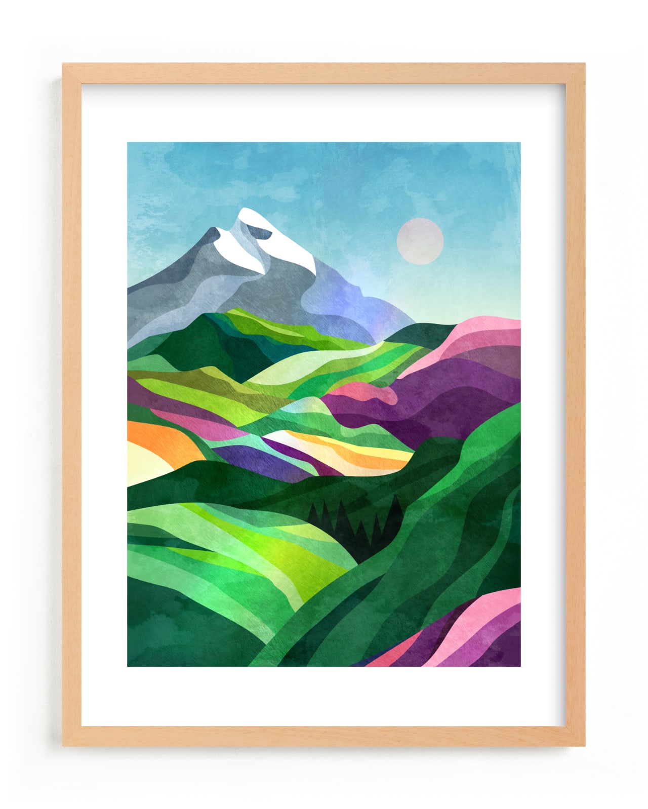 "Far away places" - Limited Edition Art Print by Mojca Dolinar in beautiful frame options and a variety of sizes.