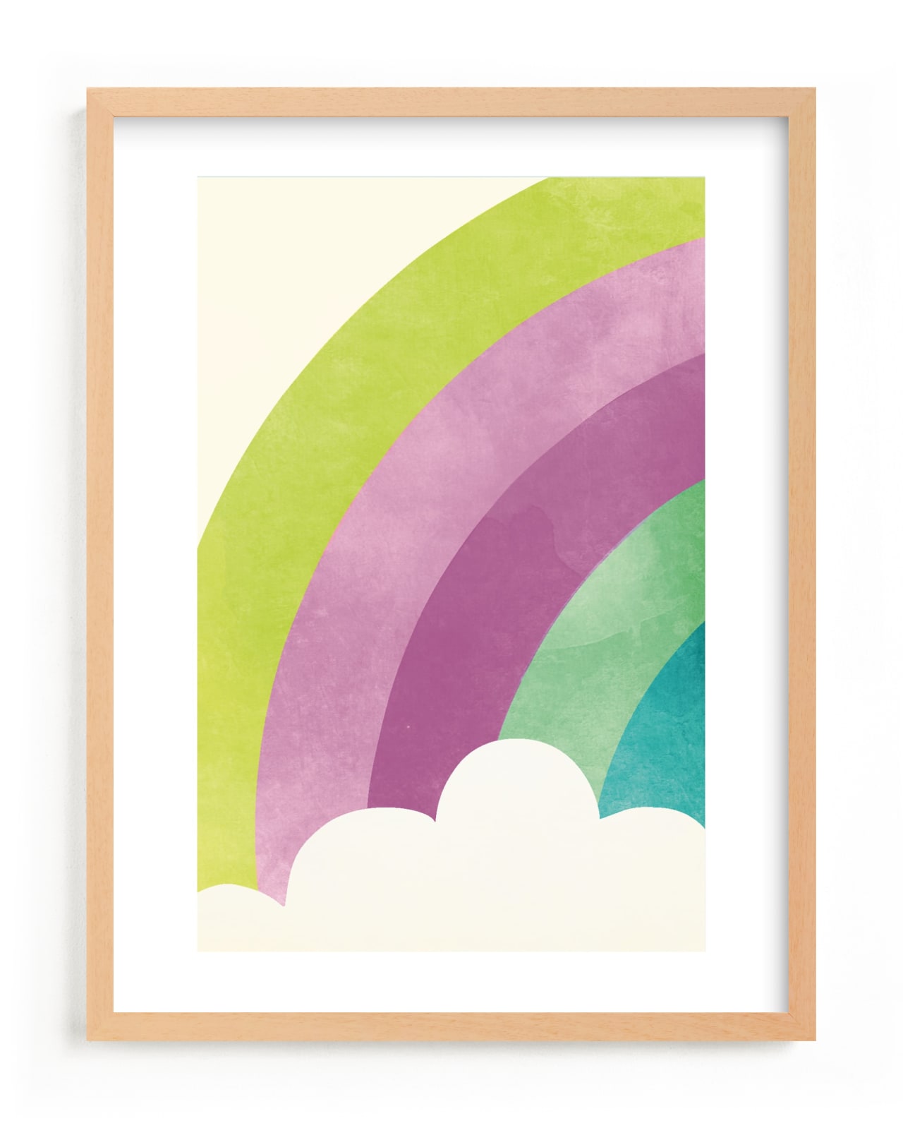 "Bright Rainbow" - Limited Edition Art Print by Lori Wemple in beautiful frame options and a variety of sizes.
