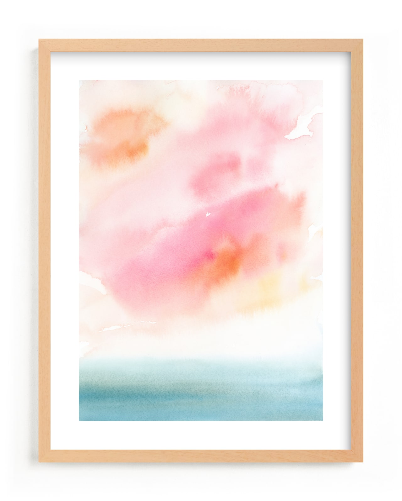 "Sherbet Sky" by Lindsay Megahed in beautiful frame options and a variety of sizes.