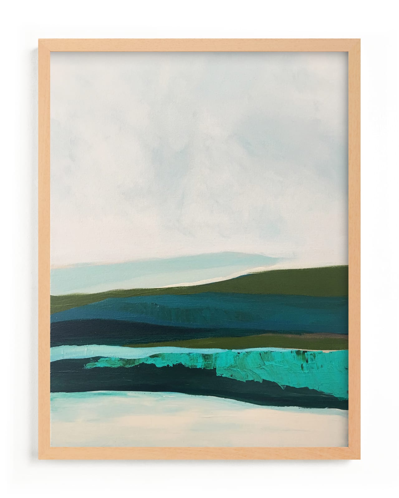 Abstract  Seascape Alaskan Coast