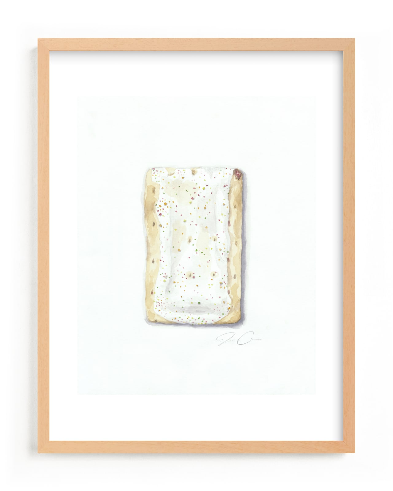 "Popt(art) - Strawberry" - Art Print by Jackie Graham in beautiful frame options and a variety of sizes.