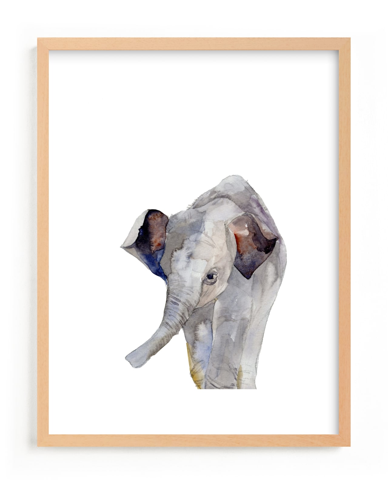 "Baby Animal Friends: Elephant" - Limited Edition Art Print by Jieun K Rasband in beautiful frame options and a variety of sizes.