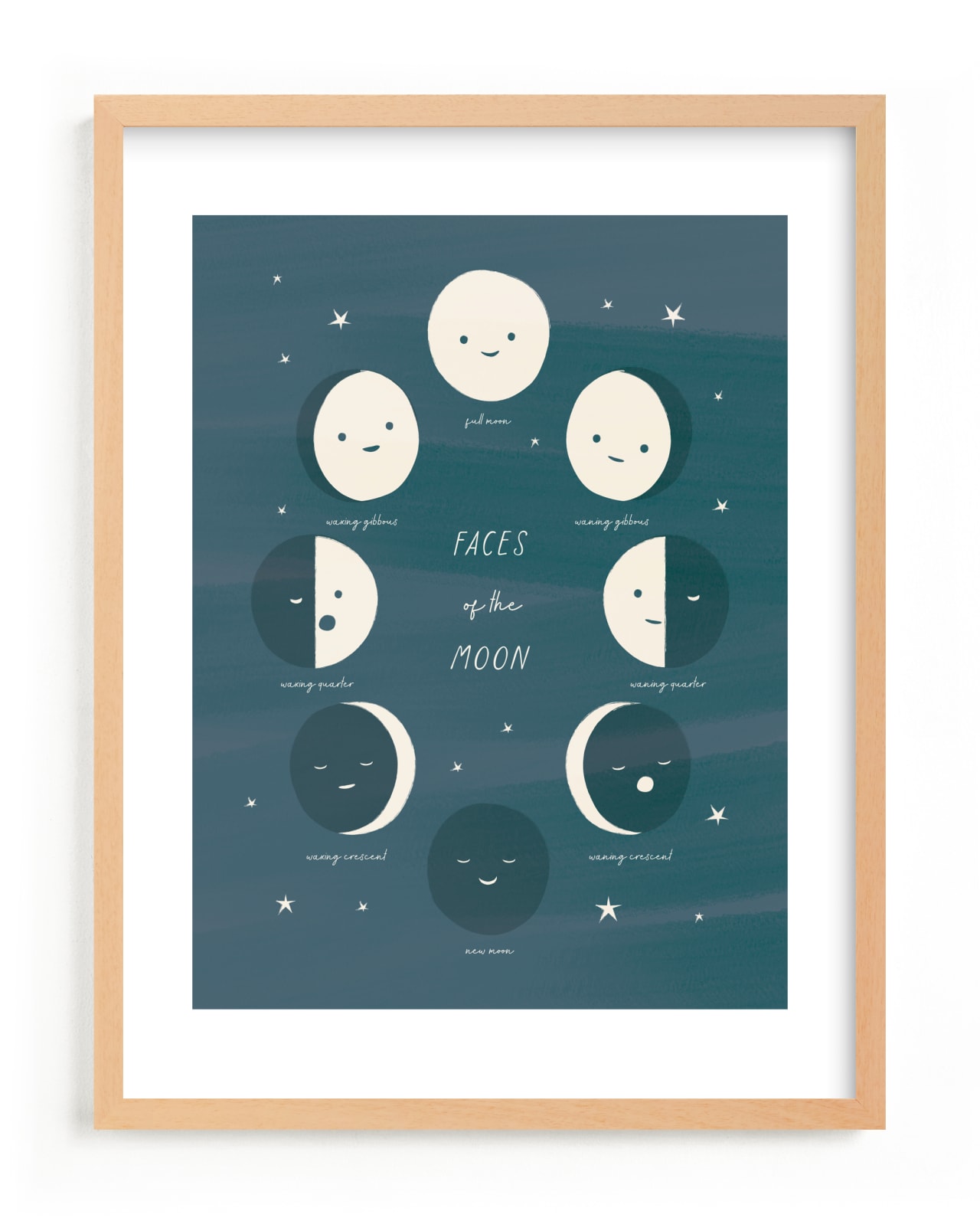 "Faces of the Moon" - Limited Edition Art Print by Ani Somi in beautiful frame options and a variety of sizes.