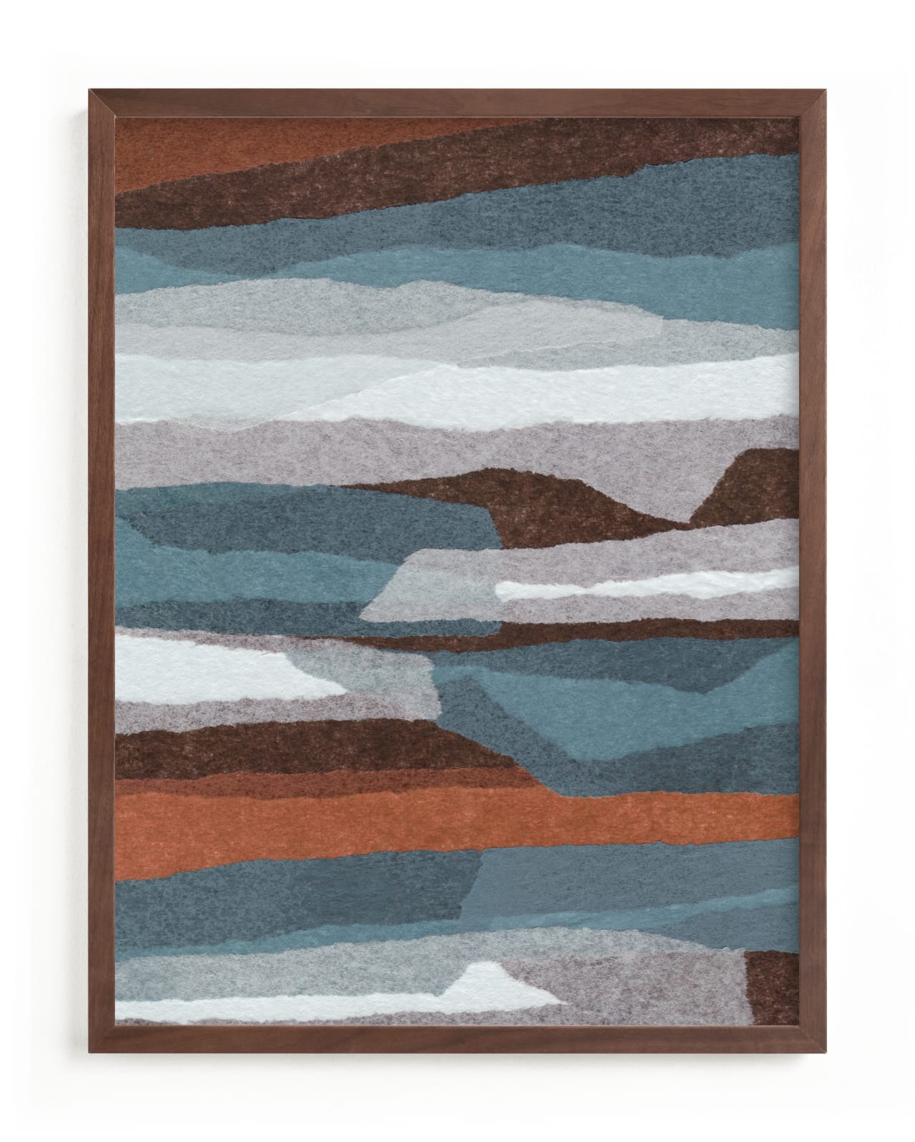 "stormy strata" - Limited Edition Art Print by Carrie Moradi in beautiful frame options and a variety of sizes.