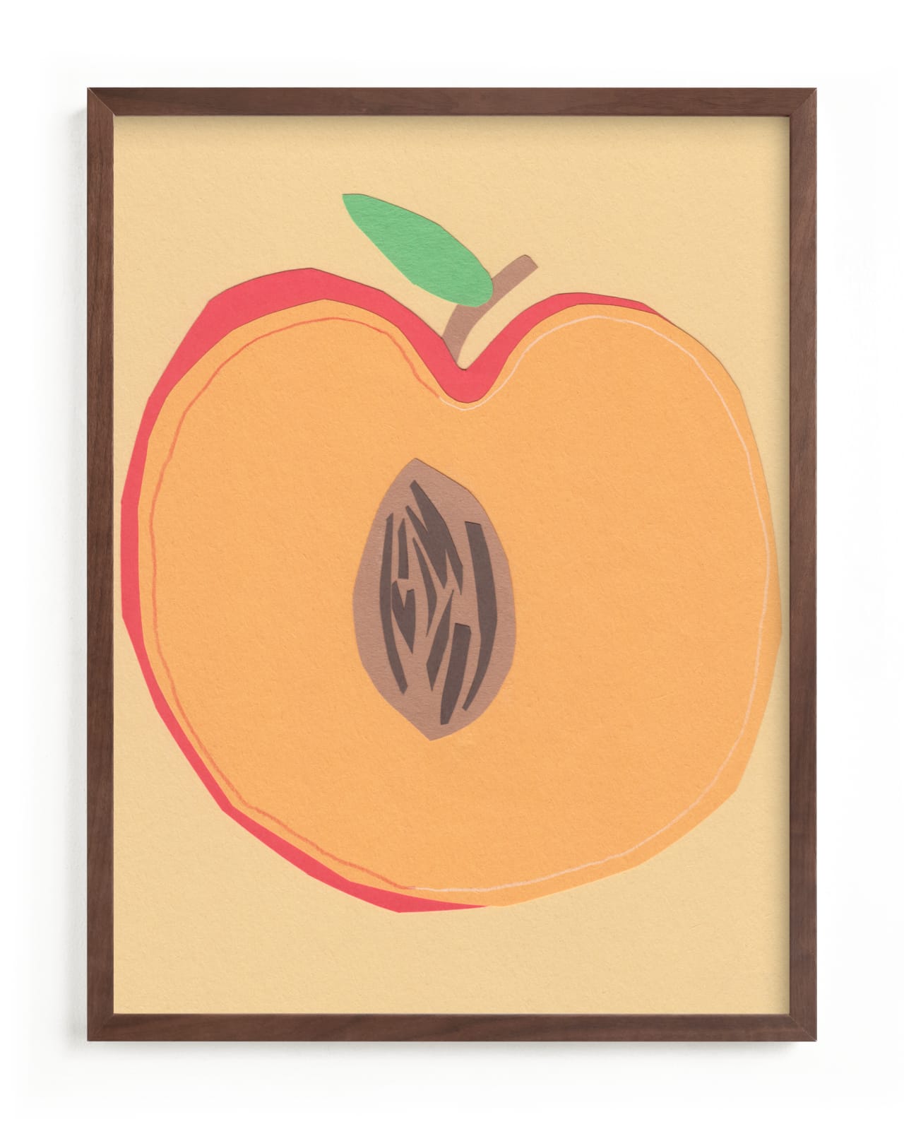 "Peach Pit" - Limited Edition Art Print by Elliot Stokes in beautiful frame options and a variety of sizes.